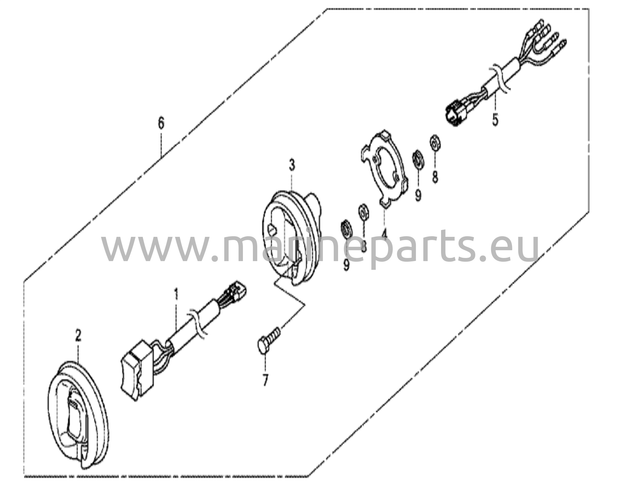 Trolling-ohjauskytkin