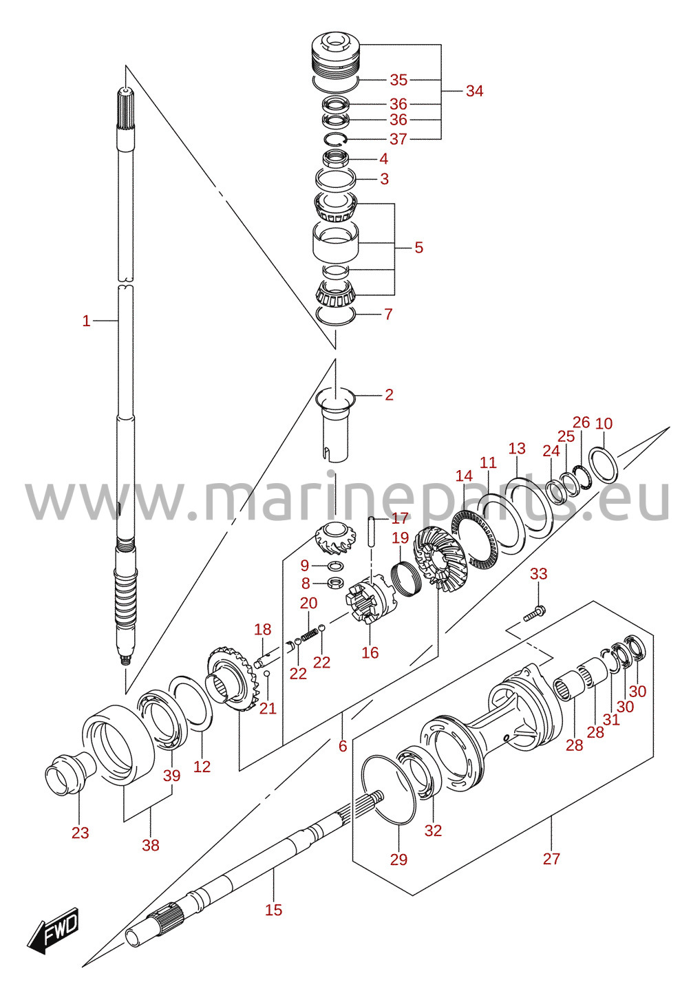 Transmission (DF150ZG, DF175ZG)