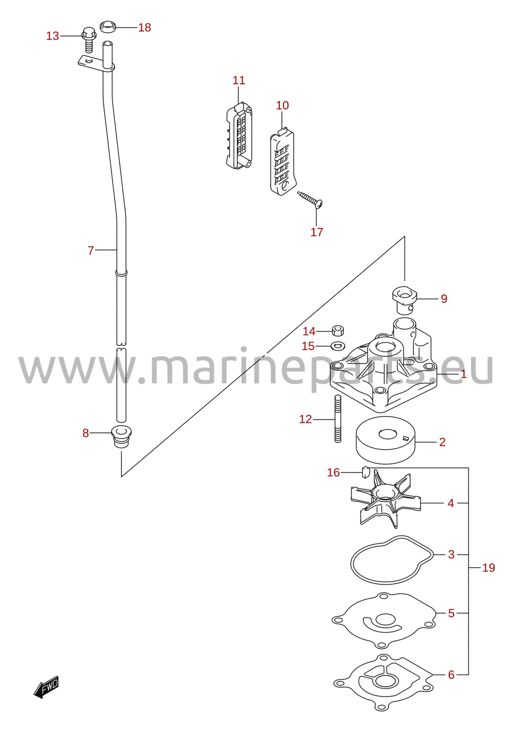 Vandpumpe (DF25, DF25R)