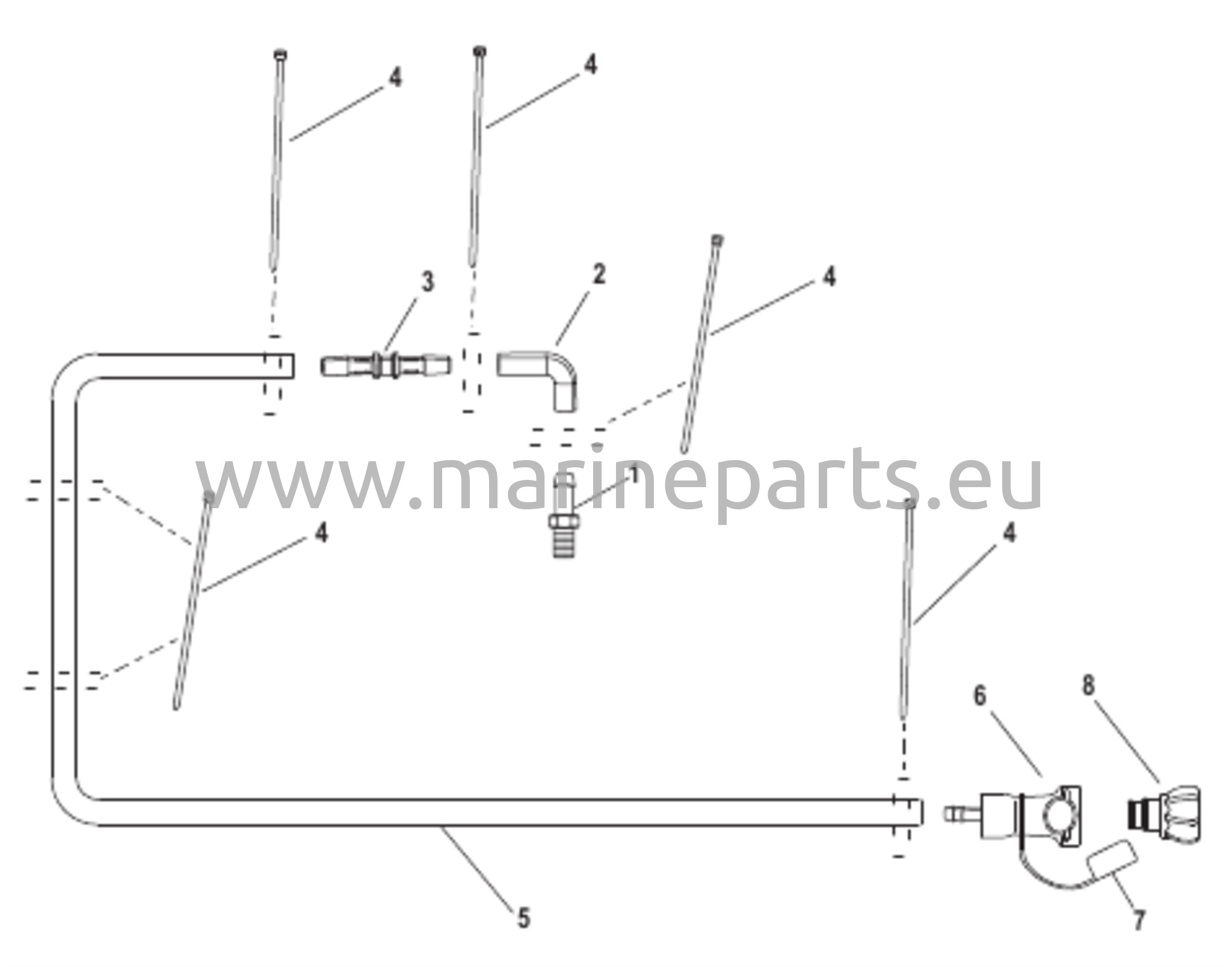 Rannikkovesitiivistesarja perämoottorille