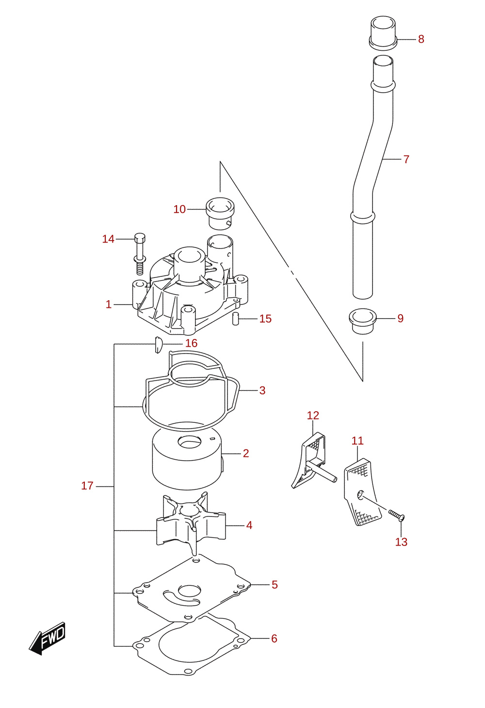 Water pump (DF200AP)