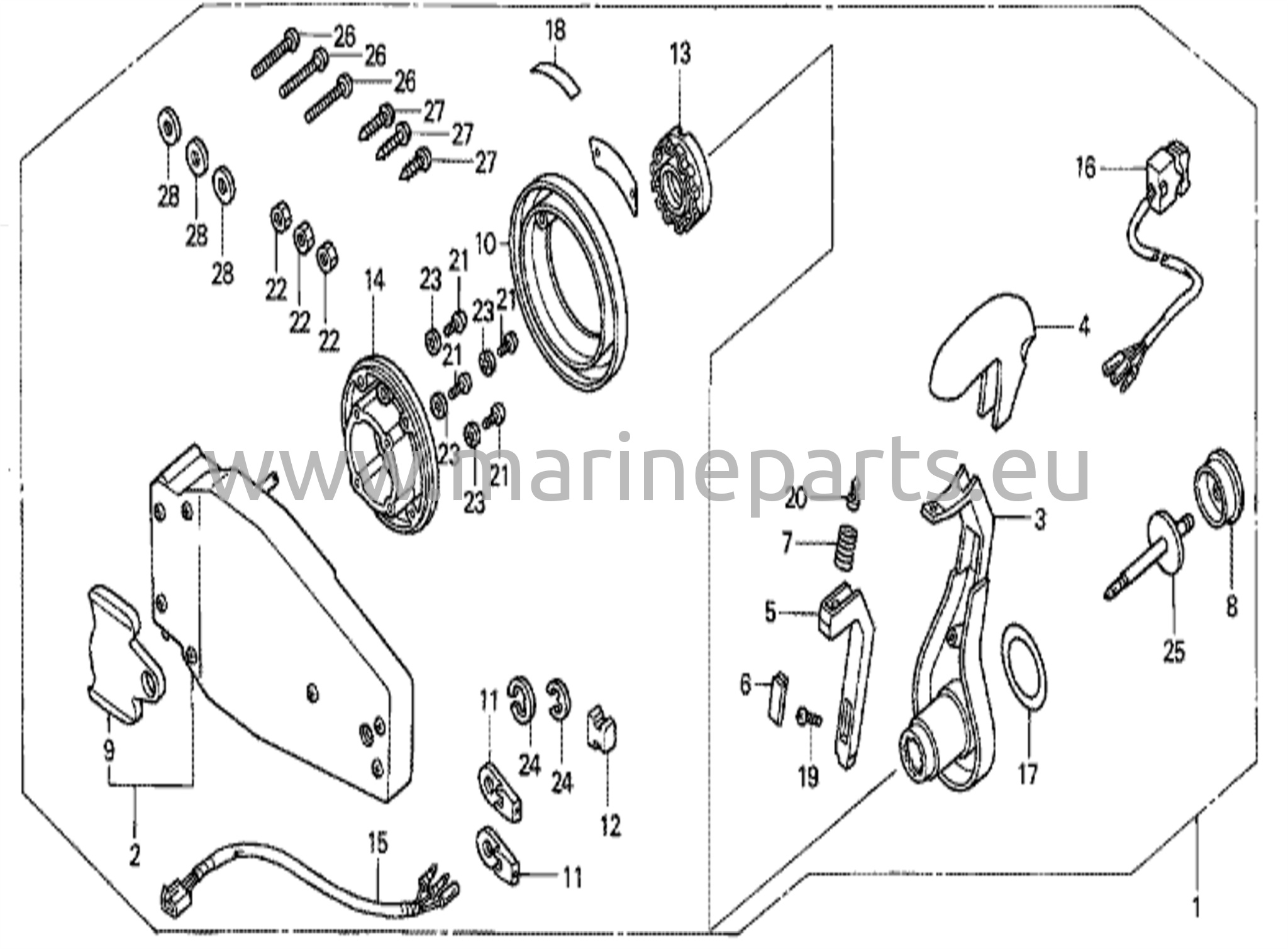 Kaugjuhtimispult (sissejuhitav tüüp) (vasak)