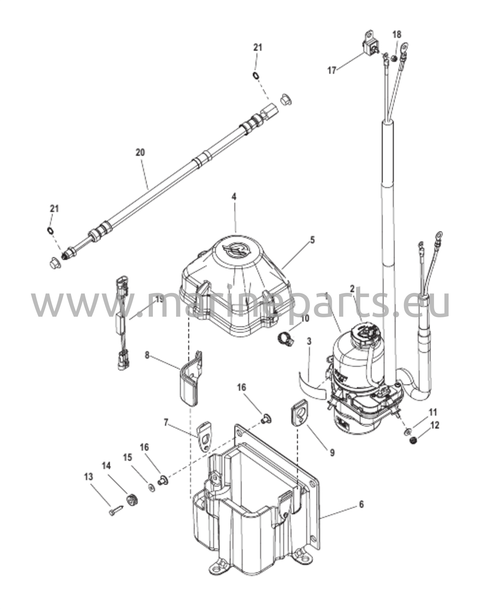 Pumpun sarja – tehostinohjaus (8M0080200/8M0080201)