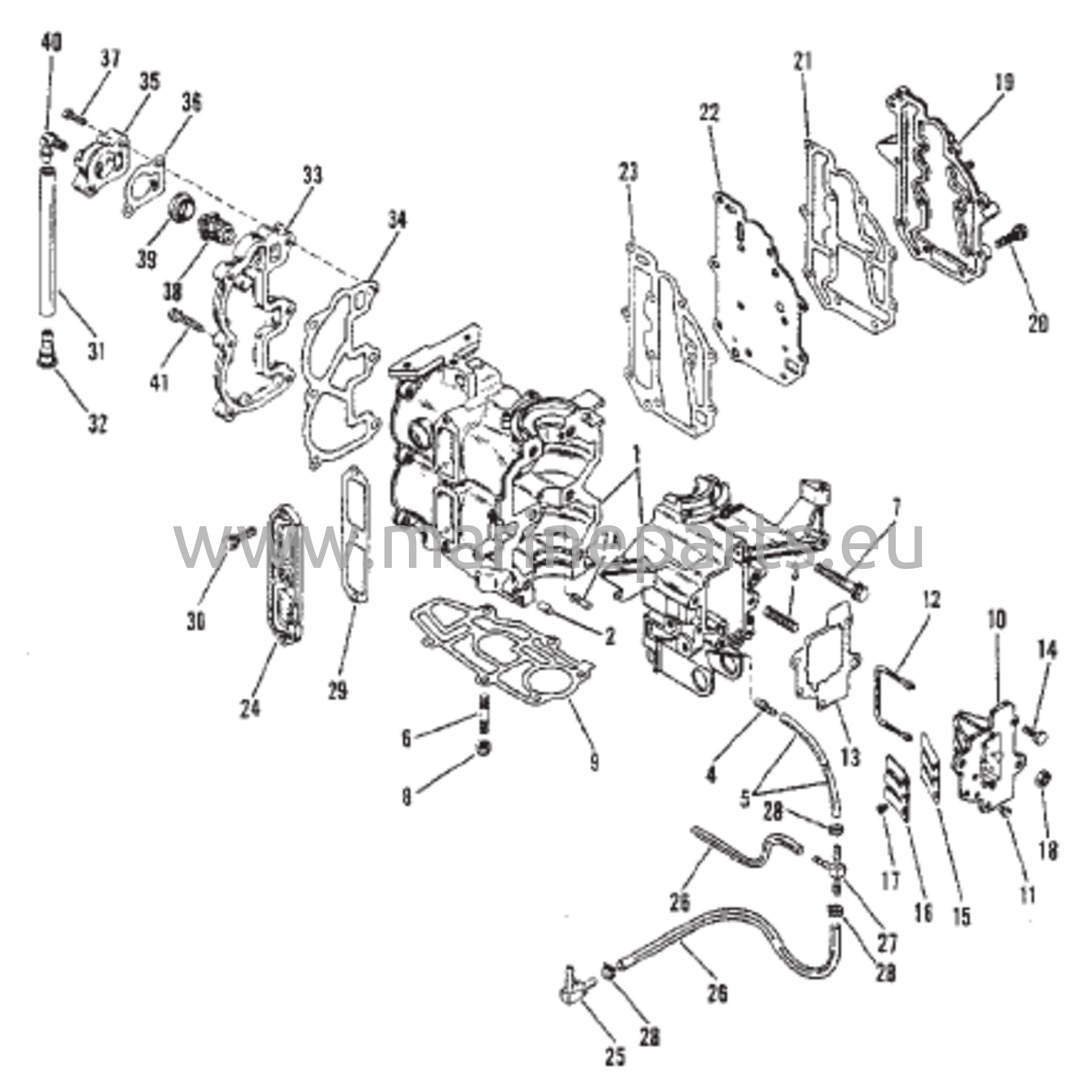 Sylinterilohko ja suojukset