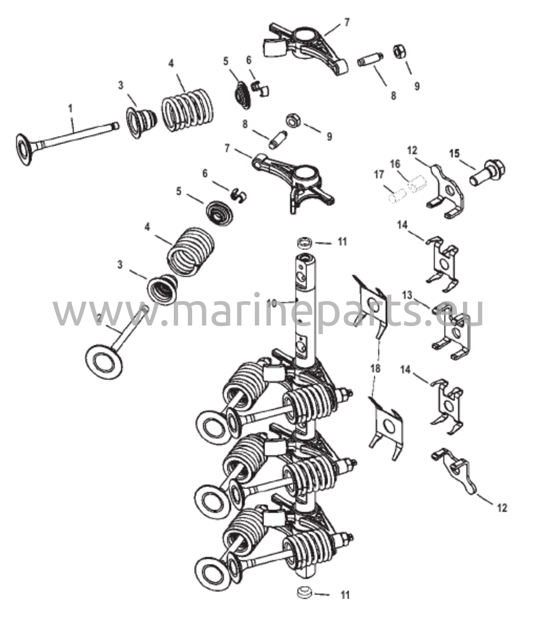 Imu- / pakoventtiili