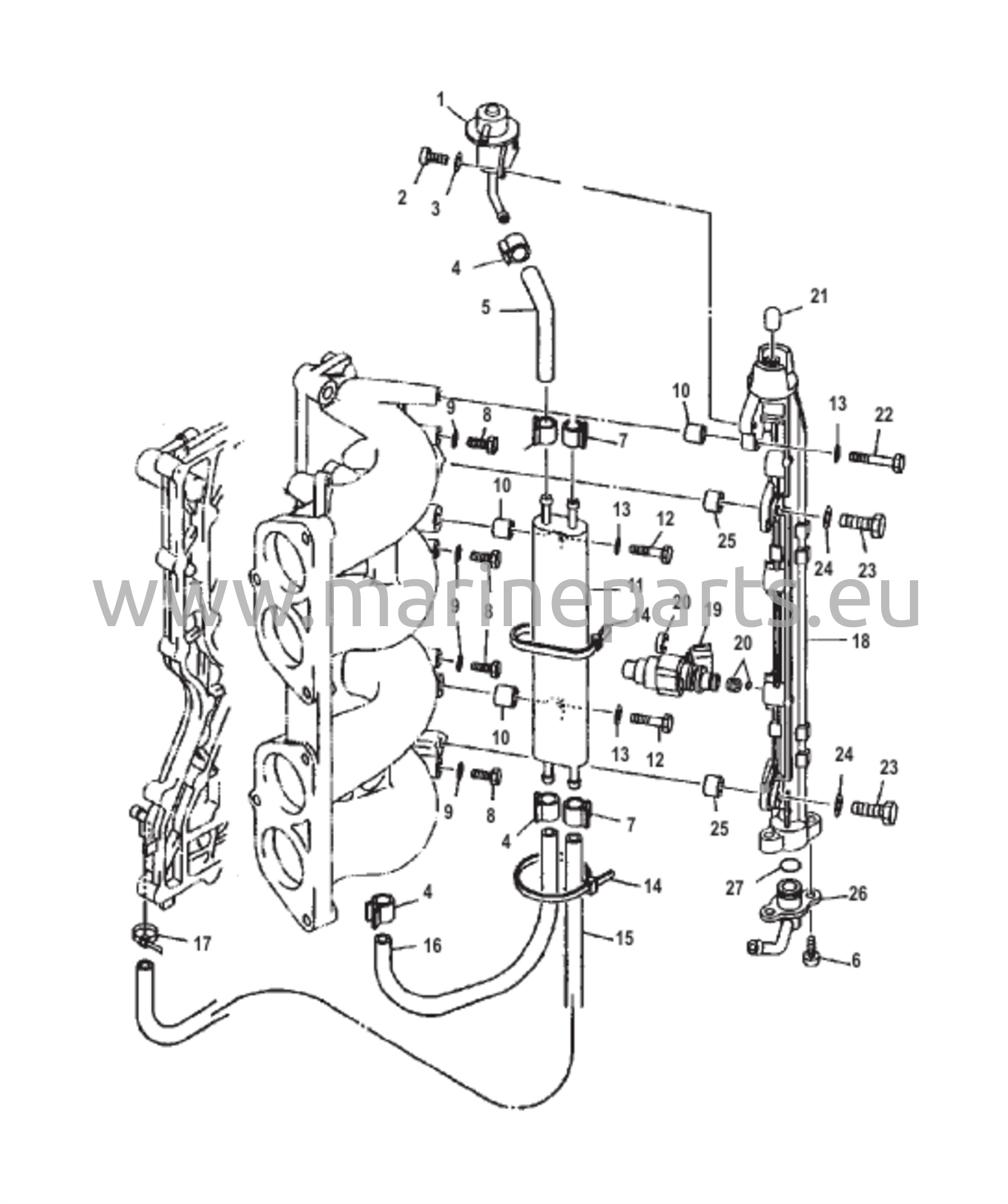 Polttoaineen ruiskutusnokka