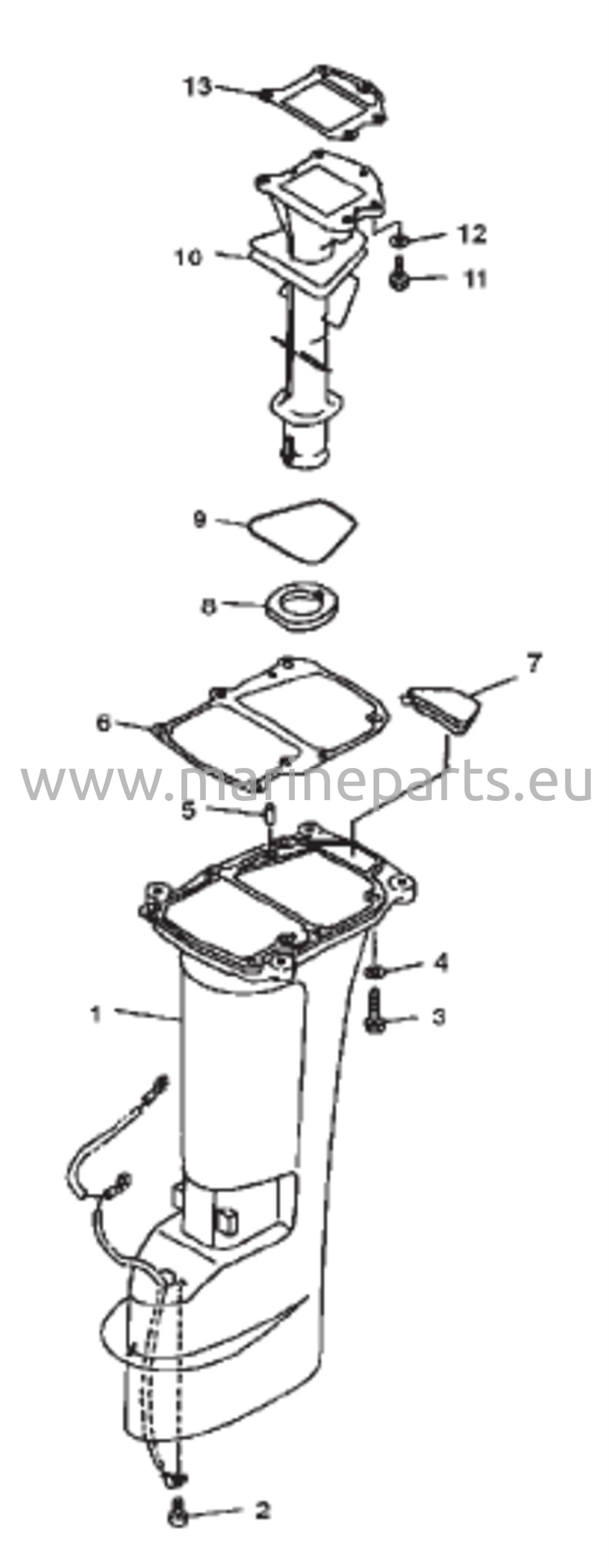 Voimansiirron akselikotelo