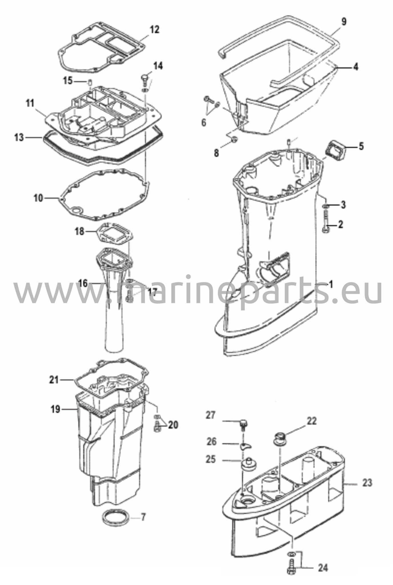 Voimansiirron akselikotelo