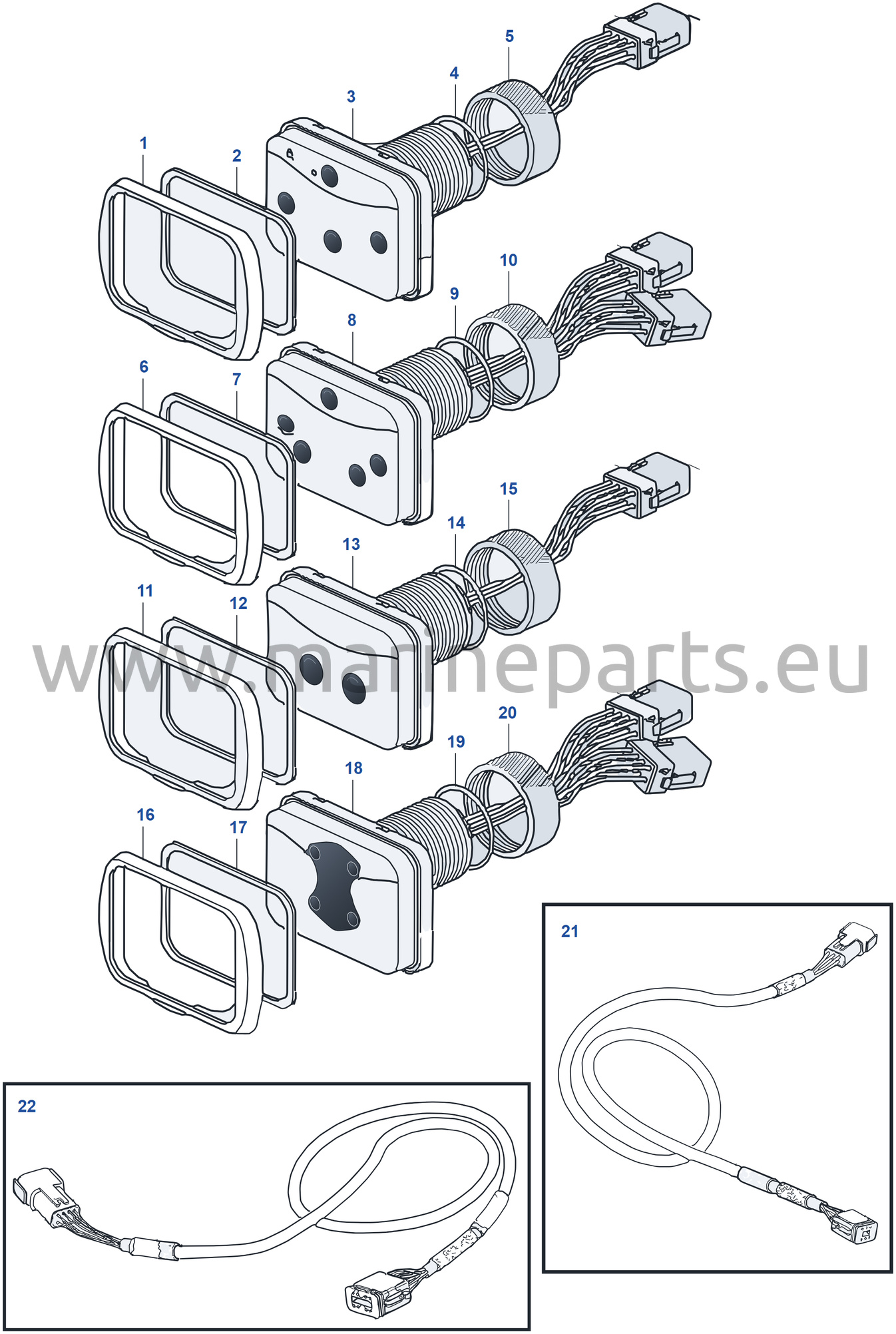 Manöverpanel, EVC-A