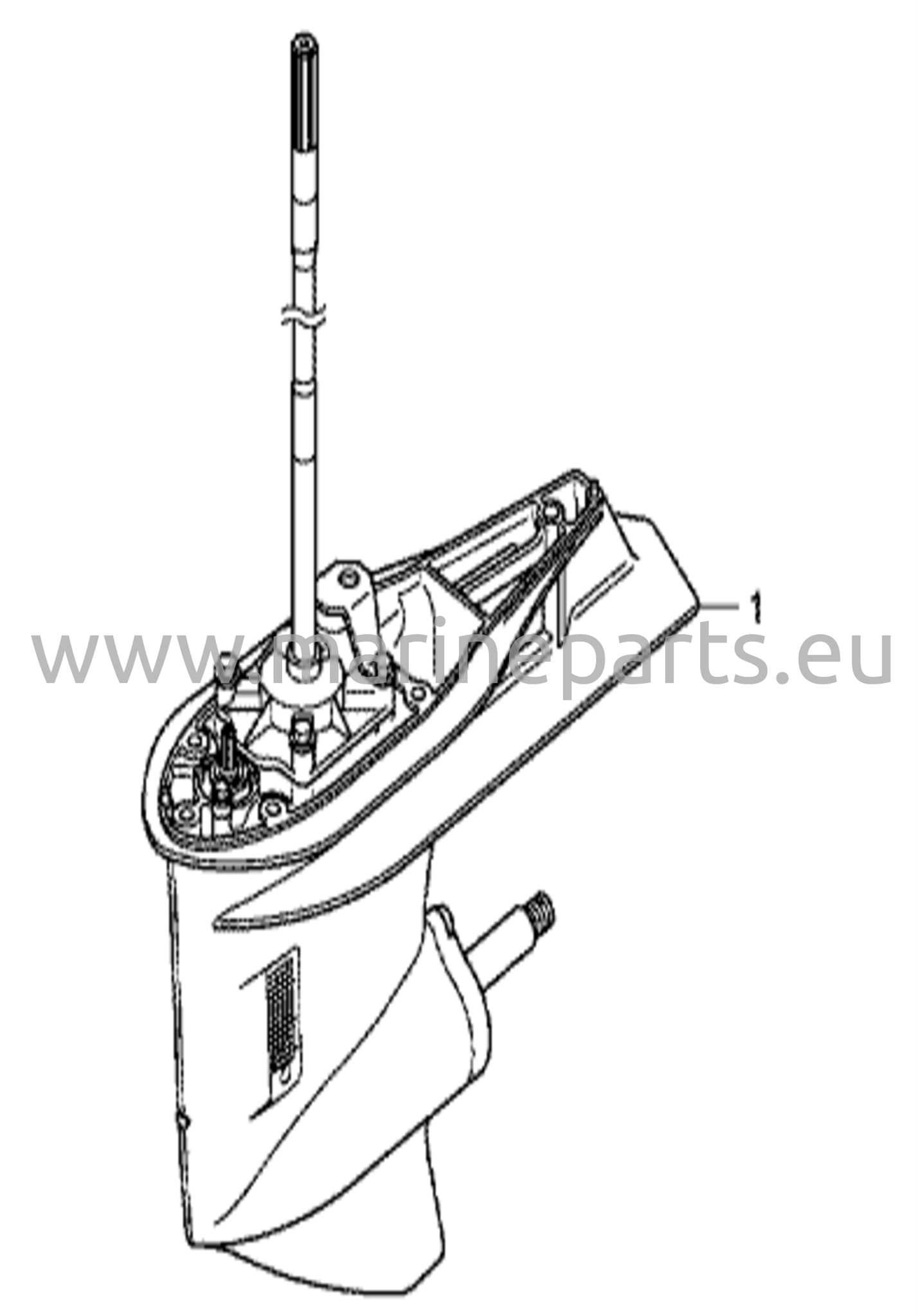 Vaihteiston kotelo kokonaisuudessaan