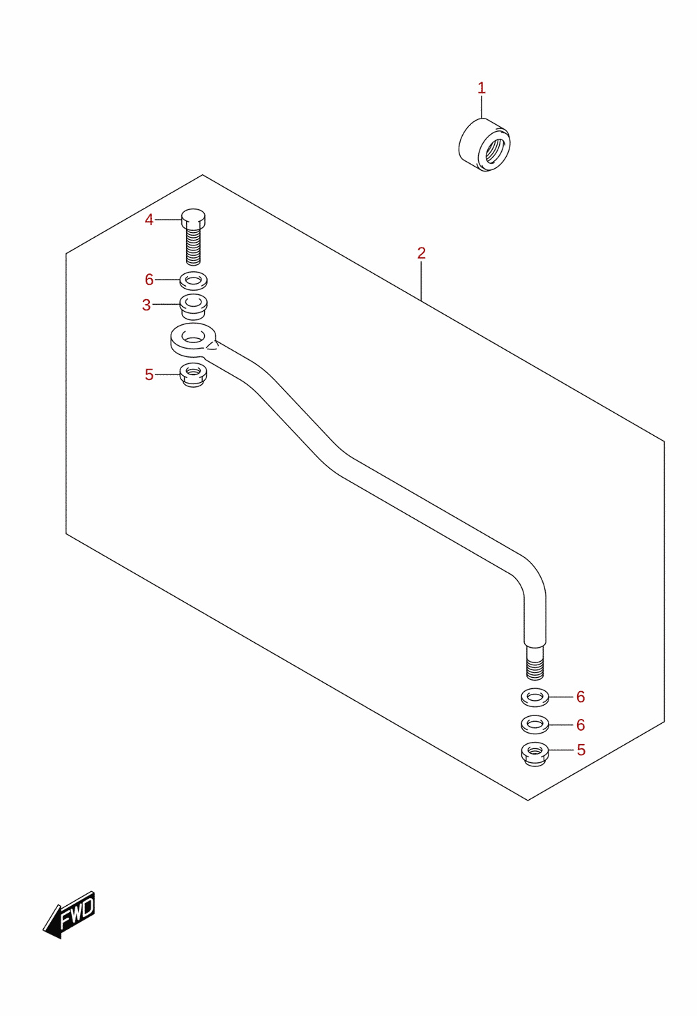 Roolivarras (DF15AR, DF15AT, DF20AR, DF20AT, DF9.9BR)