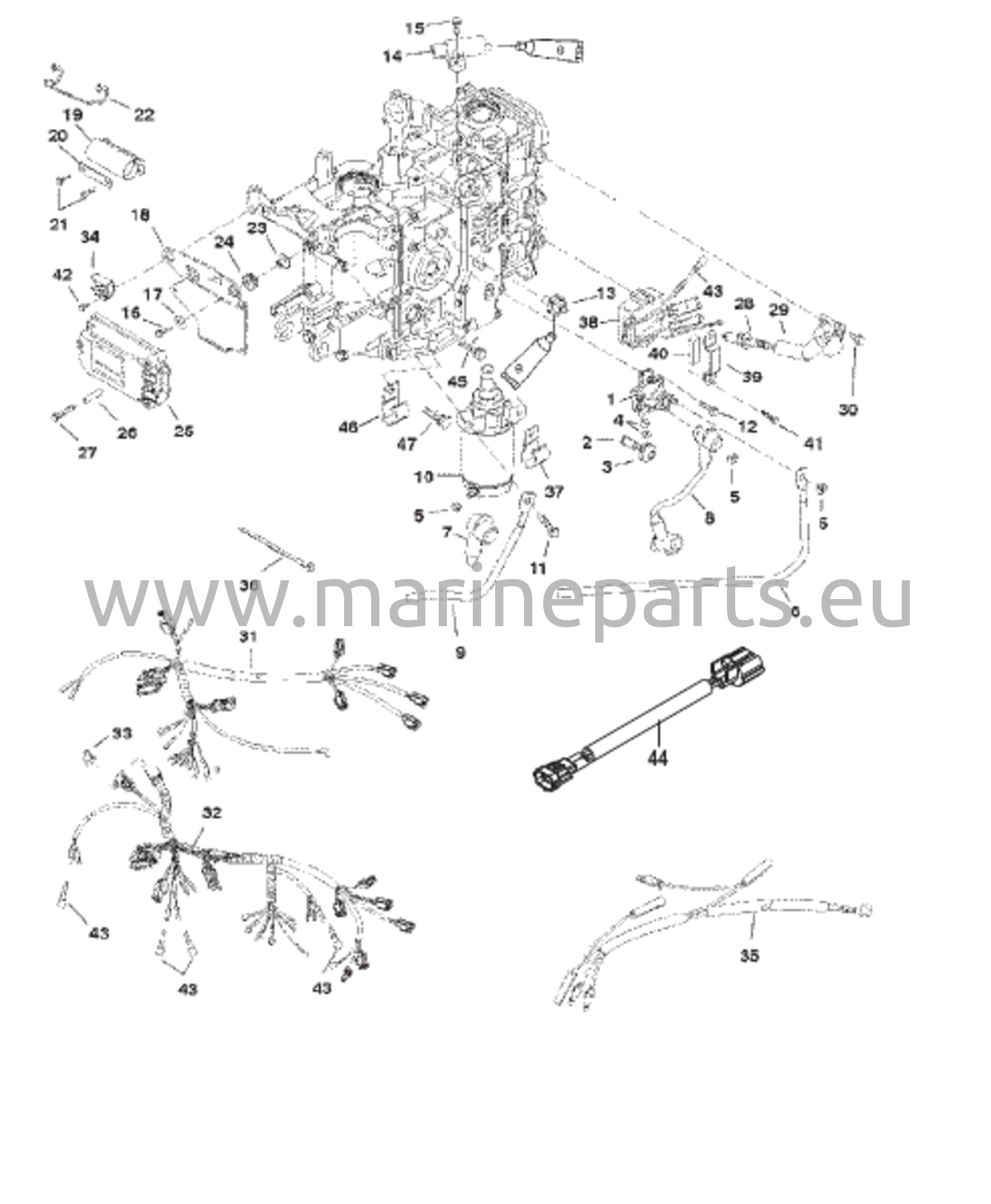 Sähkökomponentit (0G960500 ja uudemmat)