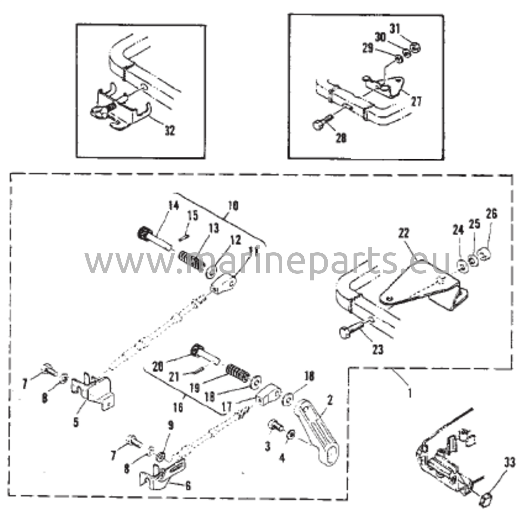 Kaukosäätimen kiinnityssarja