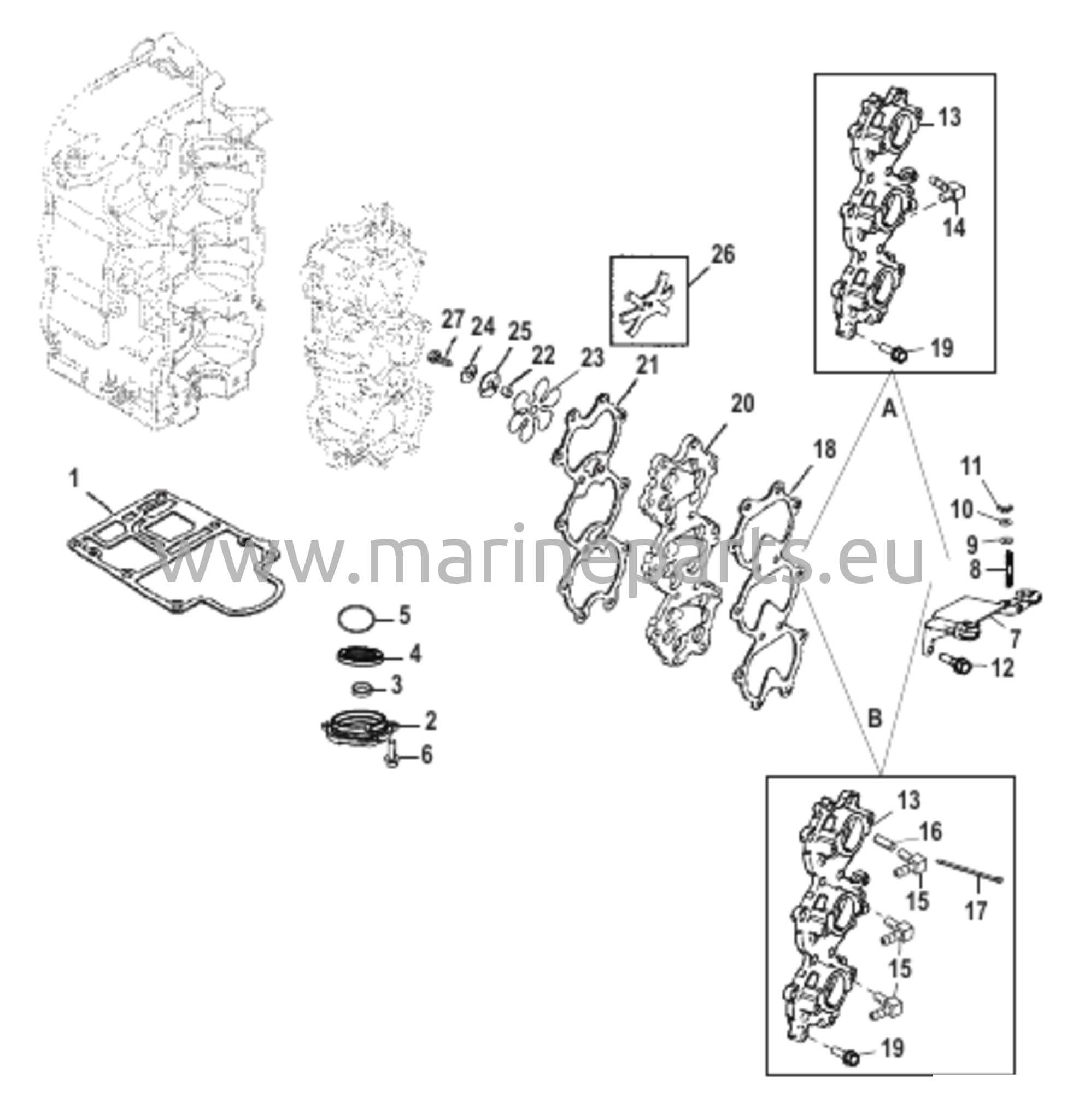 Induktiokollektori ja kalvolohko