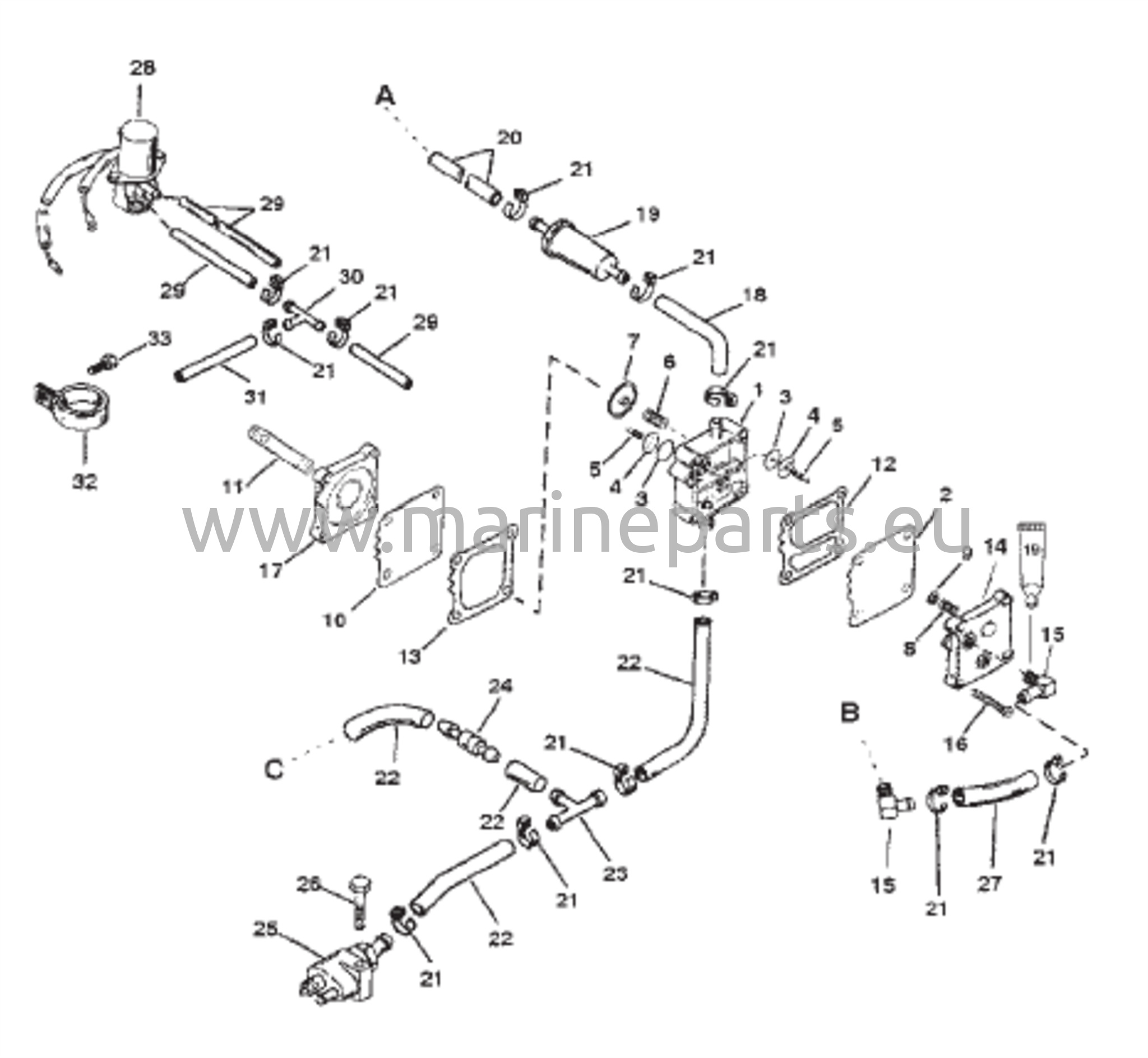 Mäntäpyörä ja käynnistinmoottori (50 / 60)