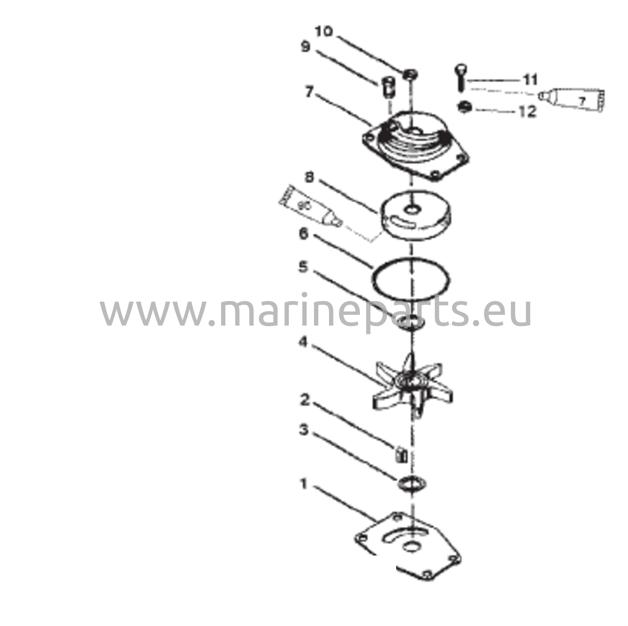 Jet Water Pump Components 