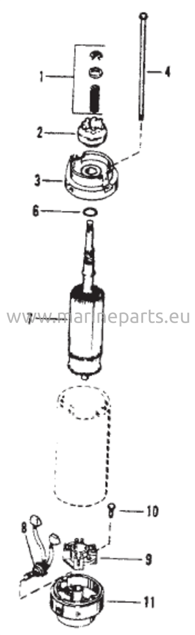 Sähkömoottori (American Bosch #14916-24-M030SM)