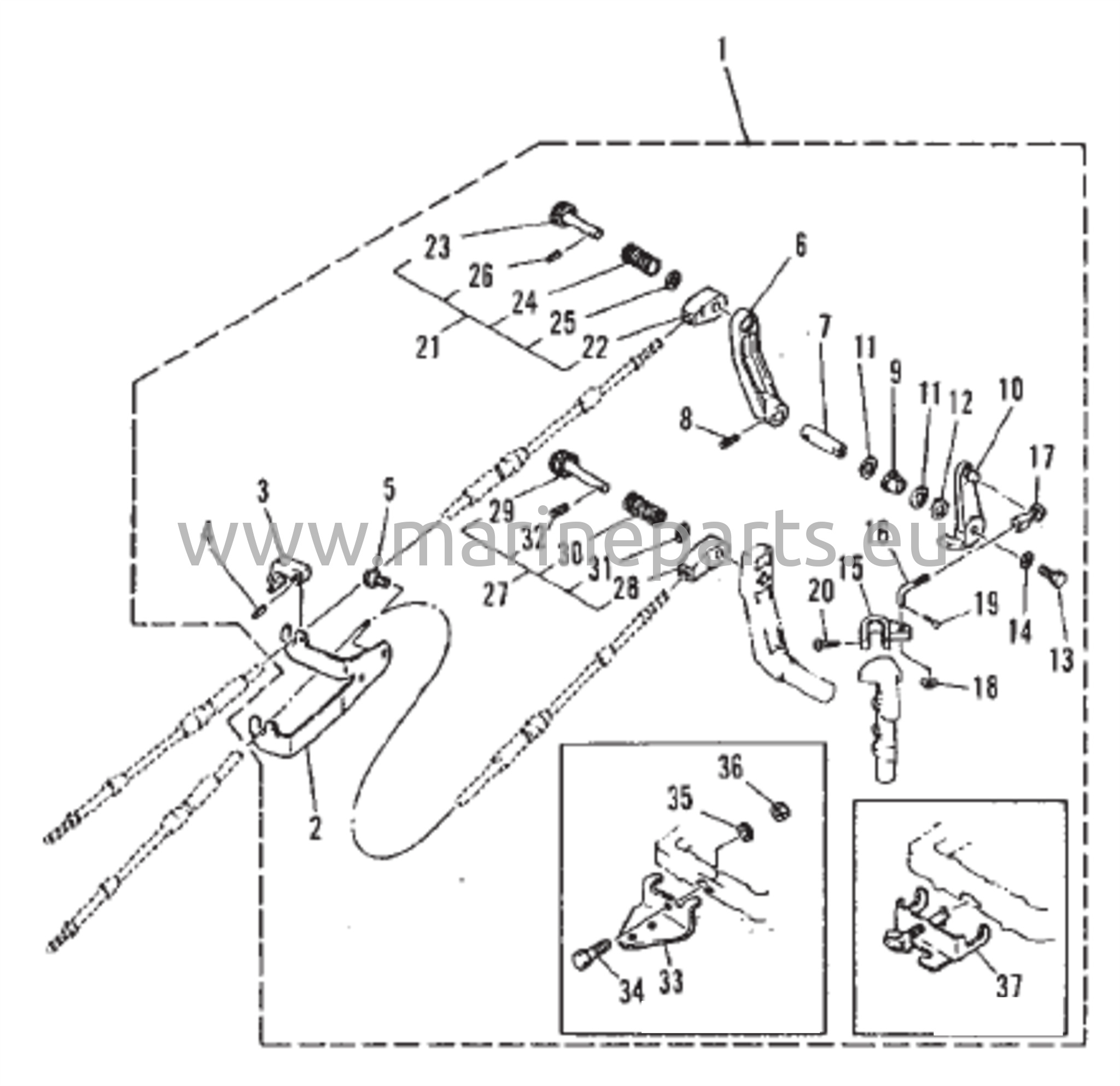 Kaukosäätimen kiinnityssarja