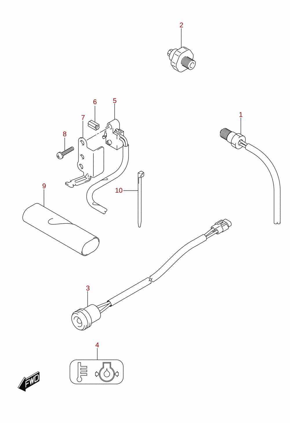 Sensor / switch (DF8AR, DF9.9AR)