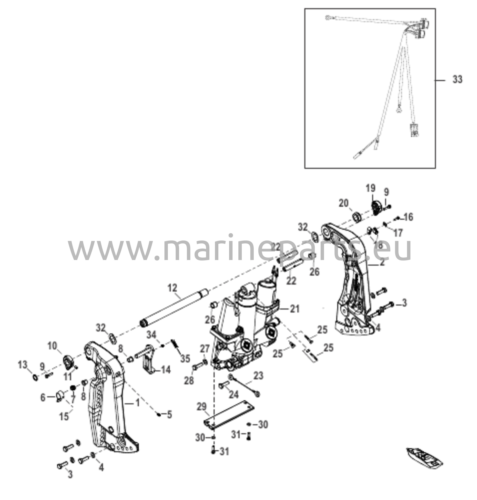 Voimansiirto/Takakannen kokoonpano