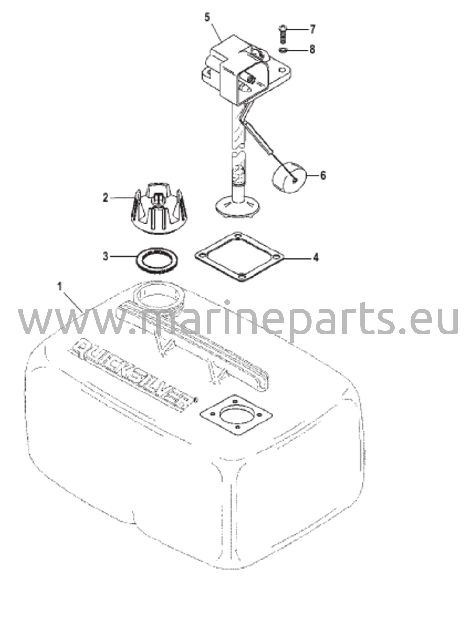 Fuel Tank Assembly (6.6 Gallon) 