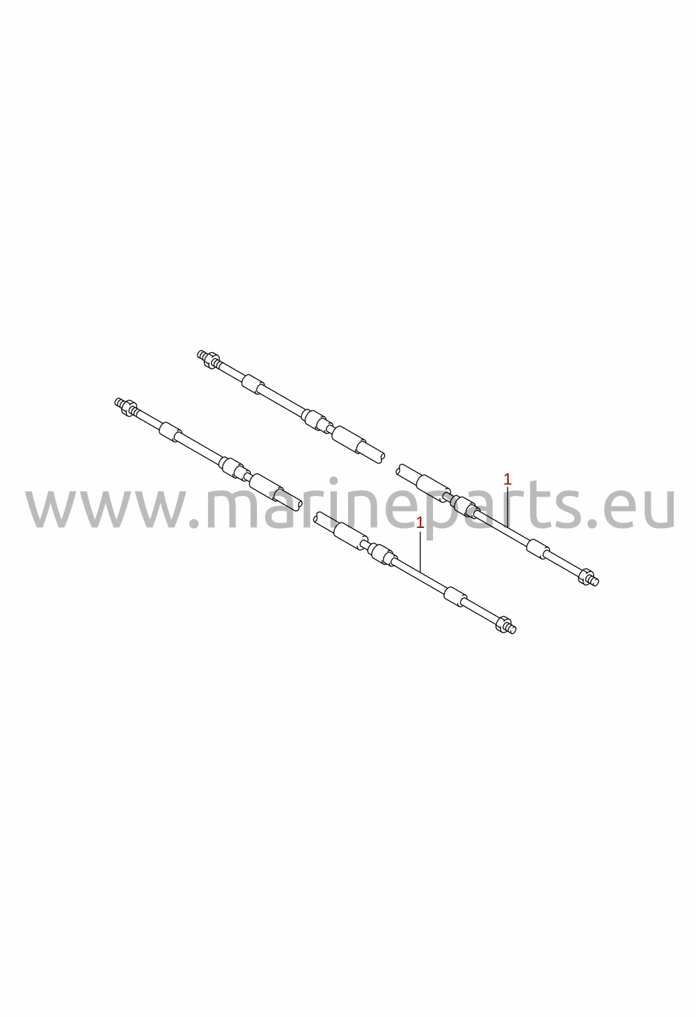 Cable del mando a distancia (DF8AR, DF9.9AR) (opcional)