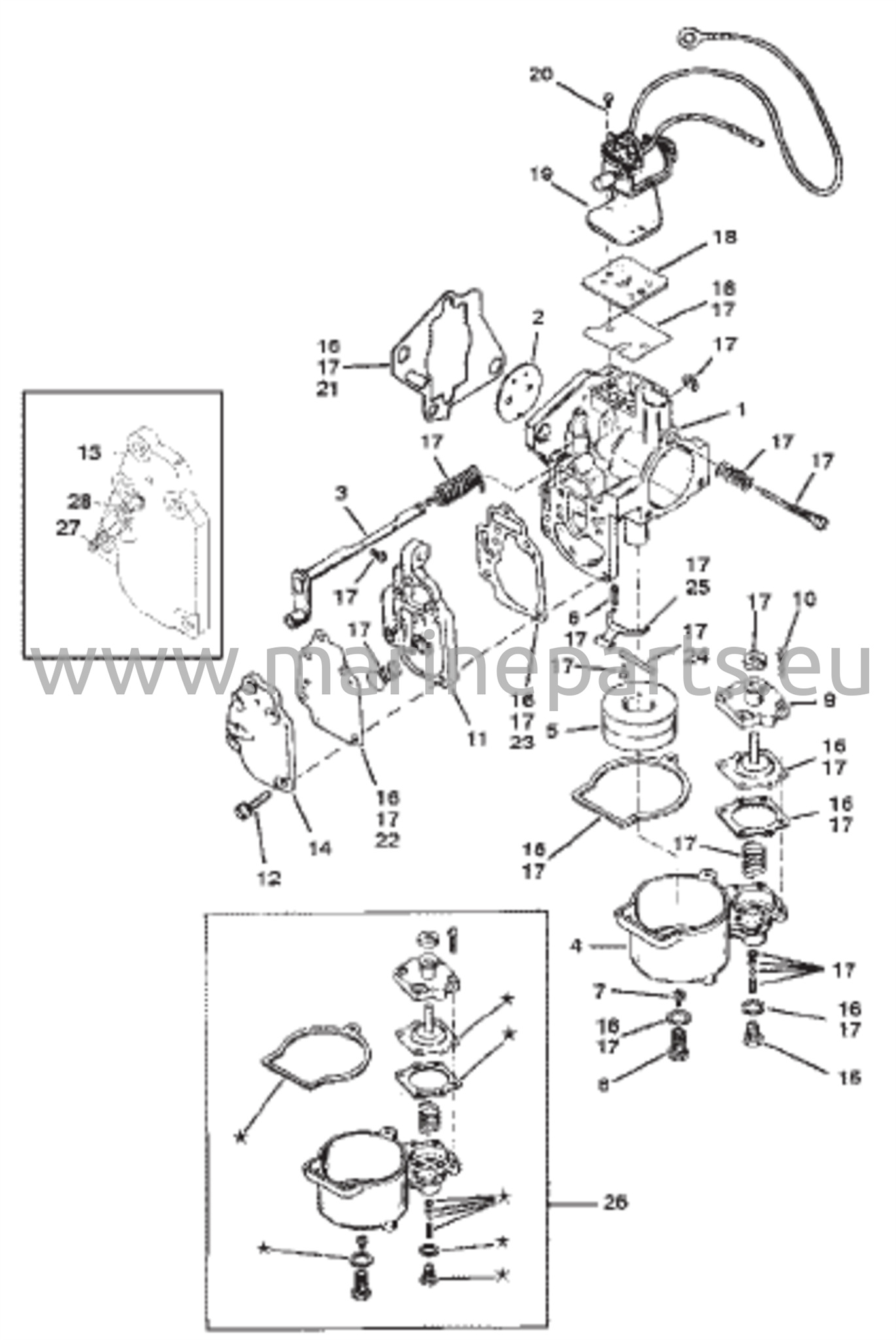 Carburetor (20/25/JET 20) 