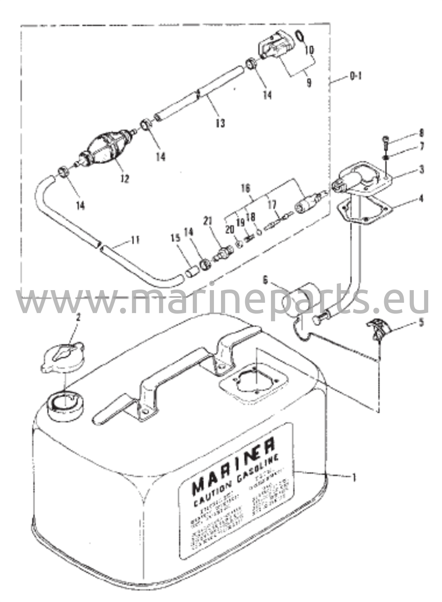 Polttoainesäiliö (alkuperäinen varuste)