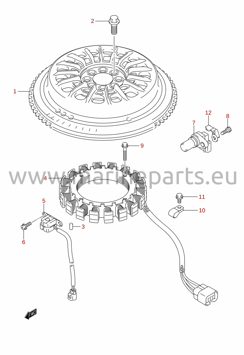 Magnet / generator (DF175Z)