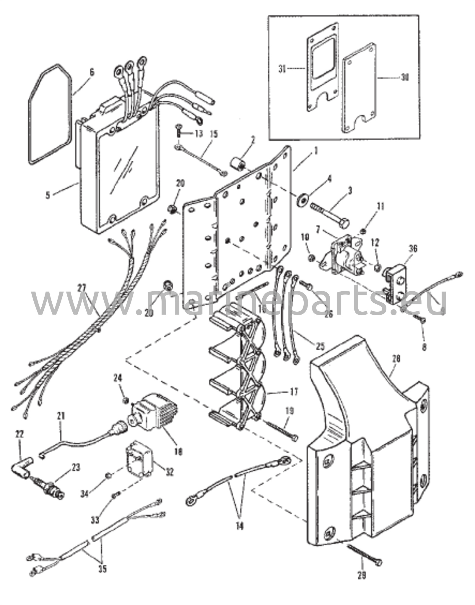 Sytytyspuola/Jännitesäädin