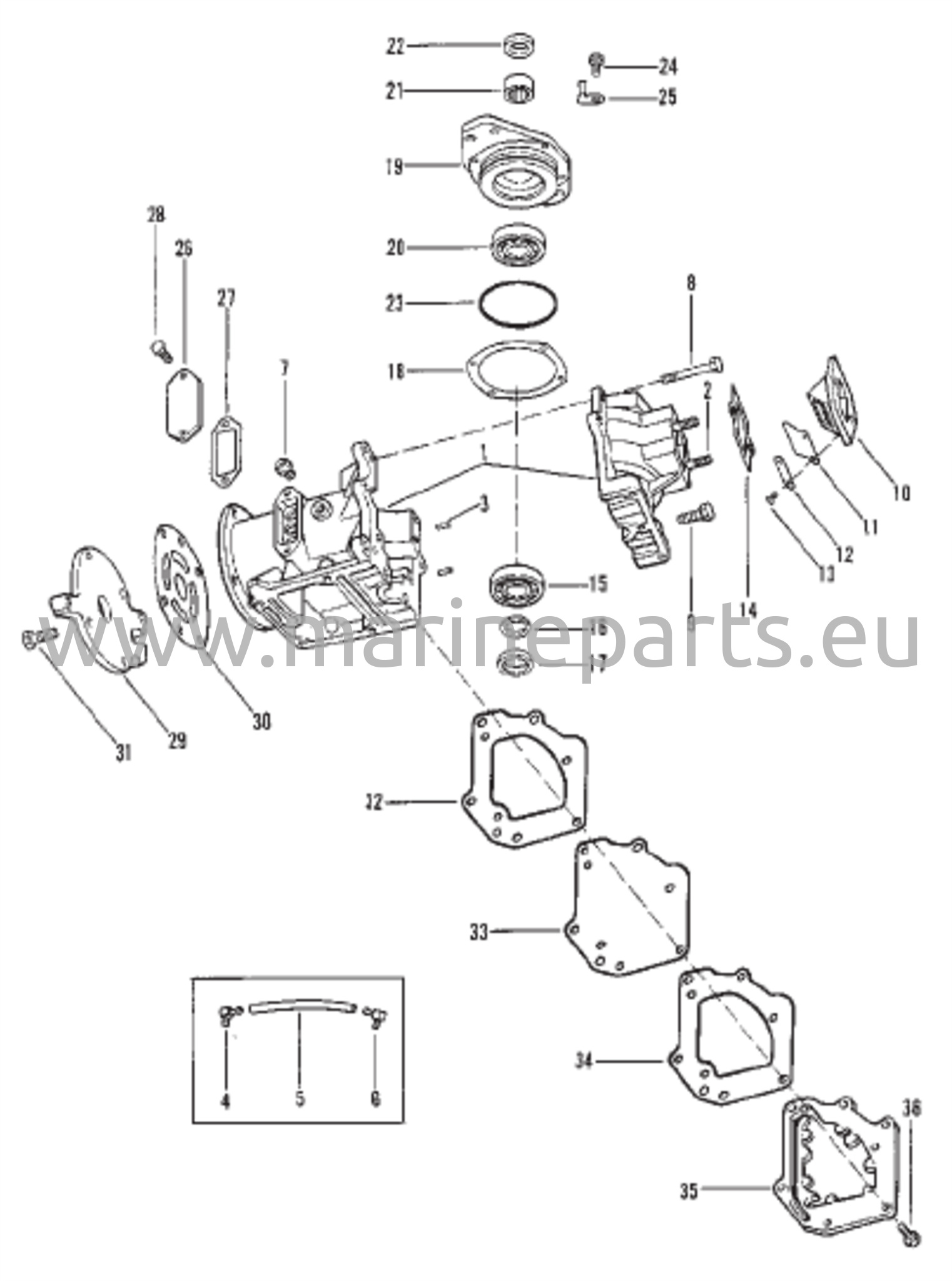 Cylinder Block and Crankcase Assembly 