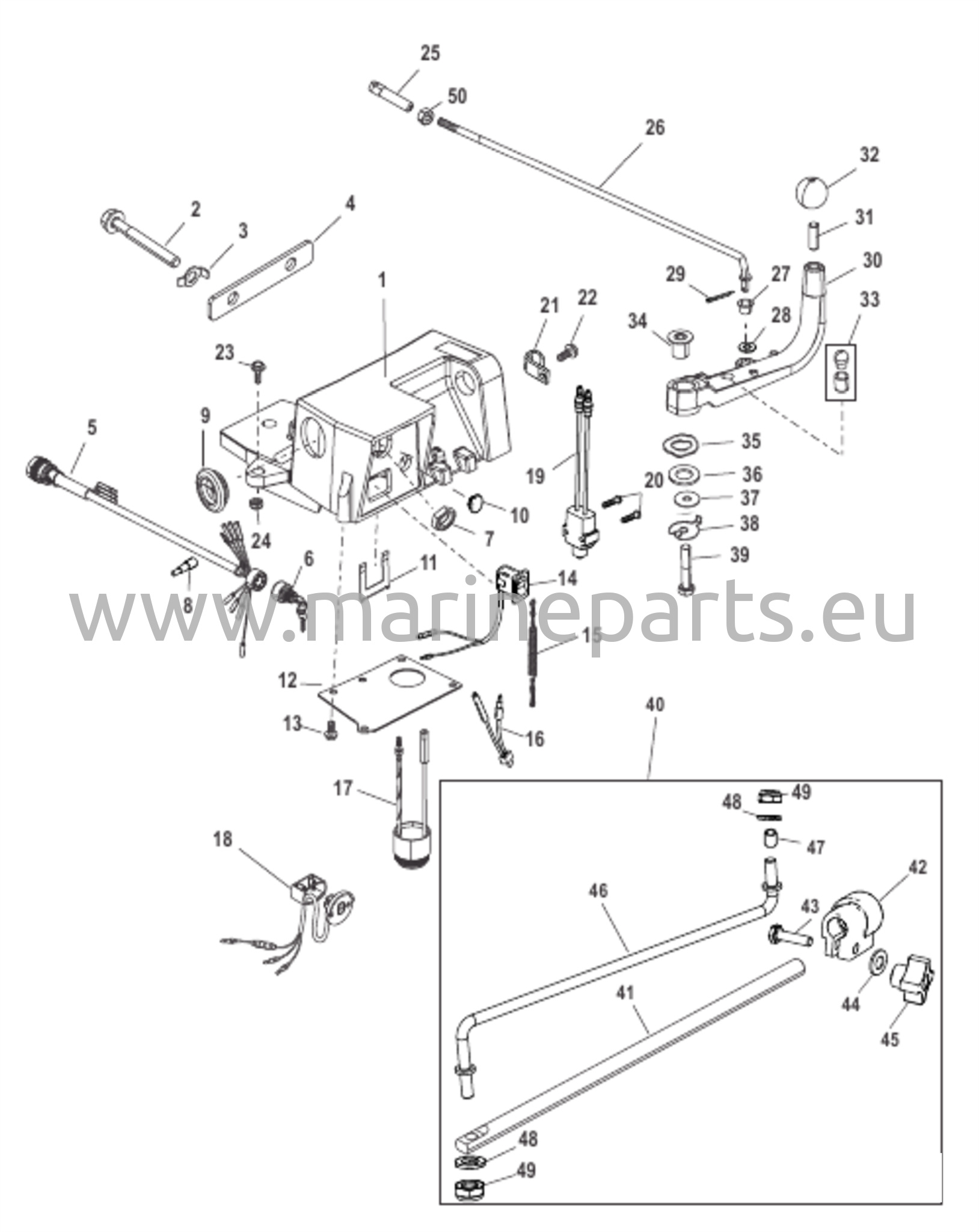 Ohjauskahvan sarjan osat 816366A52