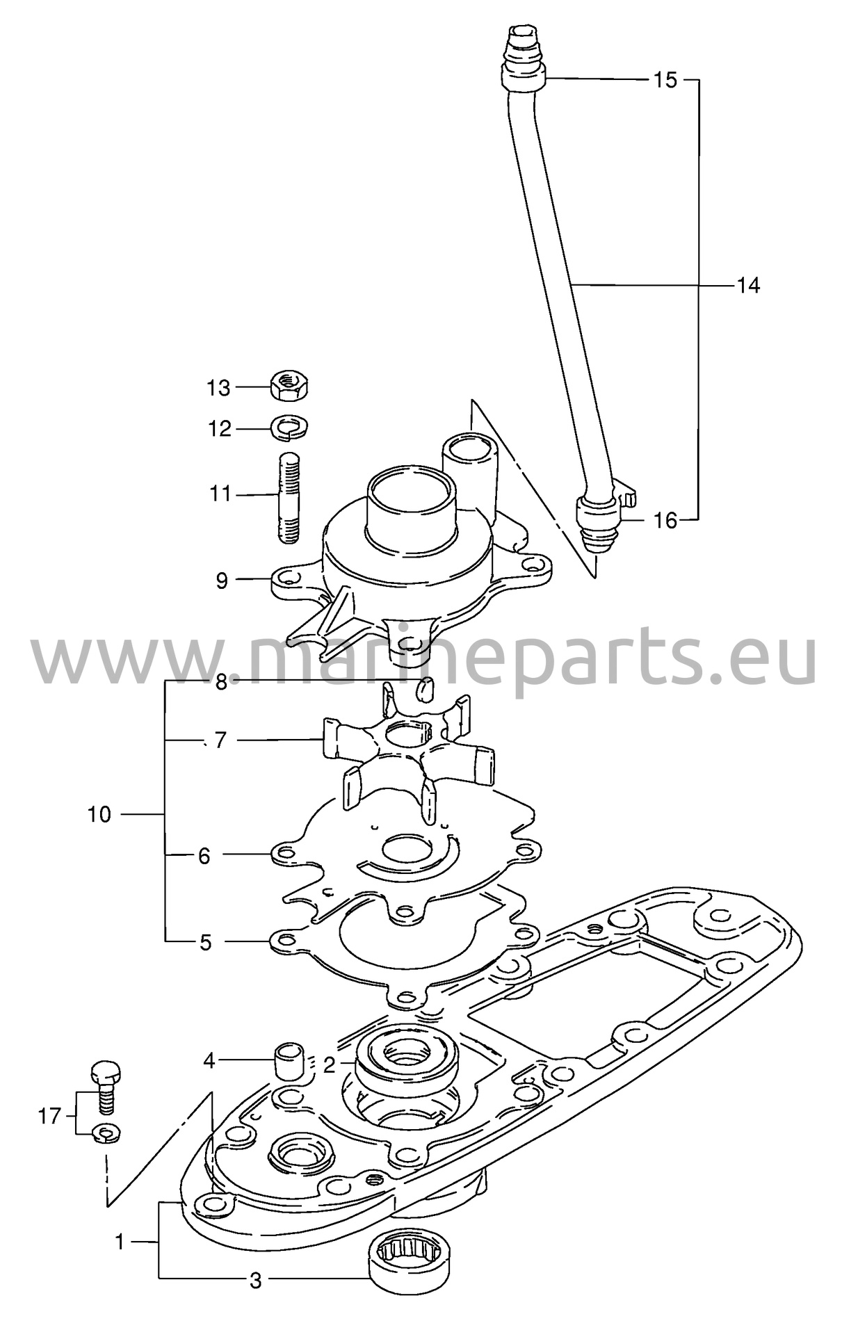 Vandpumpe (DT75TC, DT85TC)