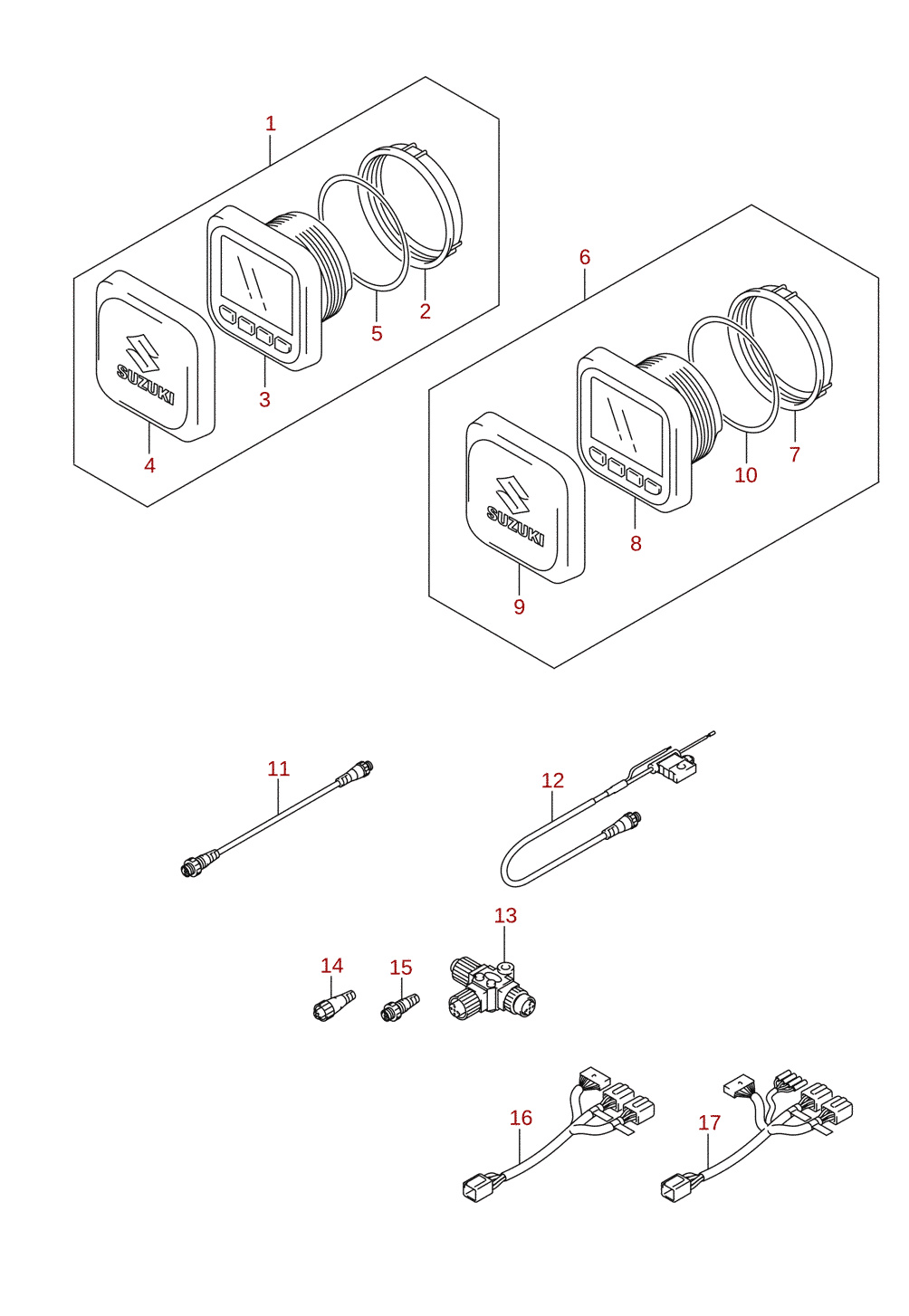 Multifunktionsinstrument (1) (ekstraudstyr) 2/2