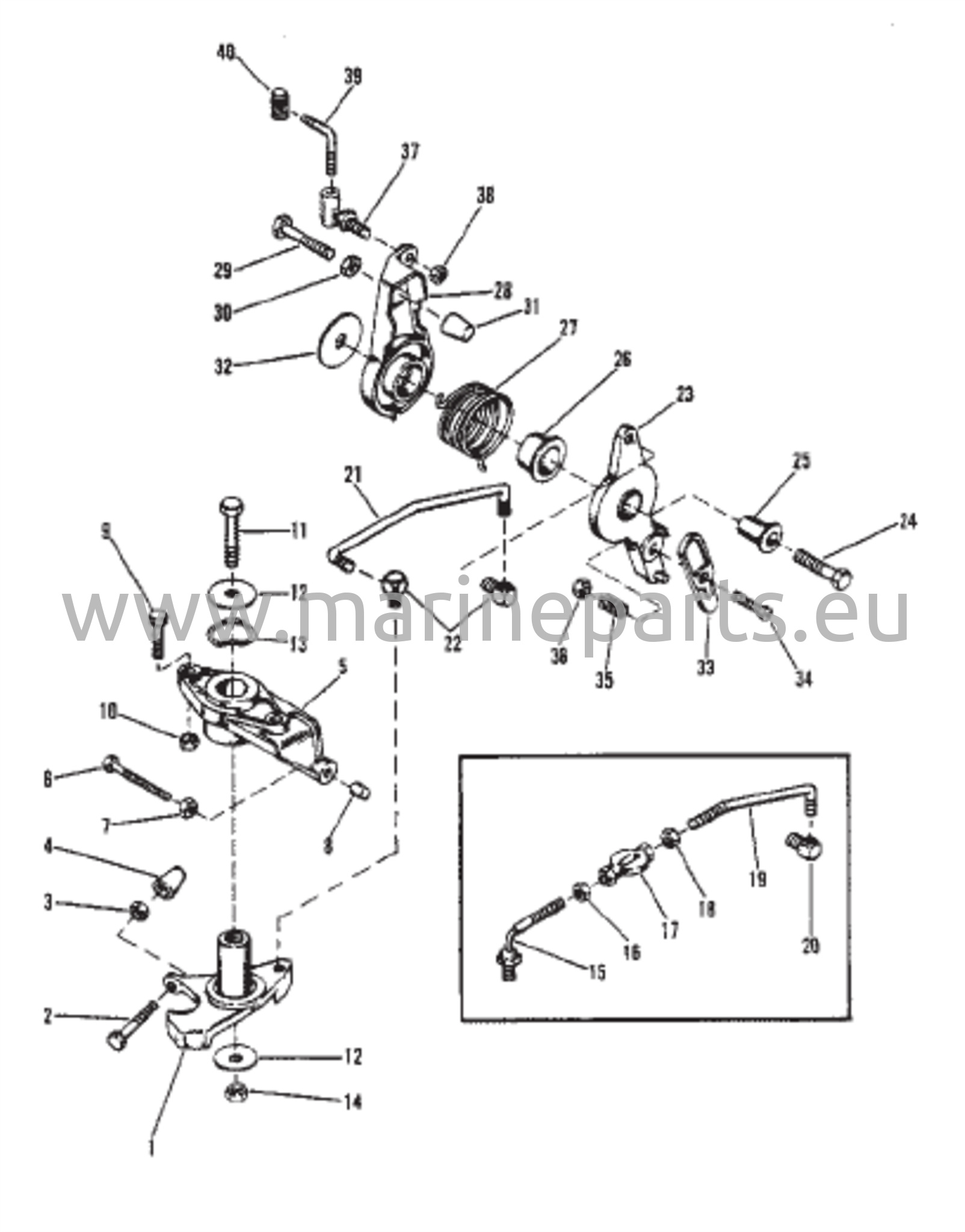 Throttle and Spark Advance Linkage 
