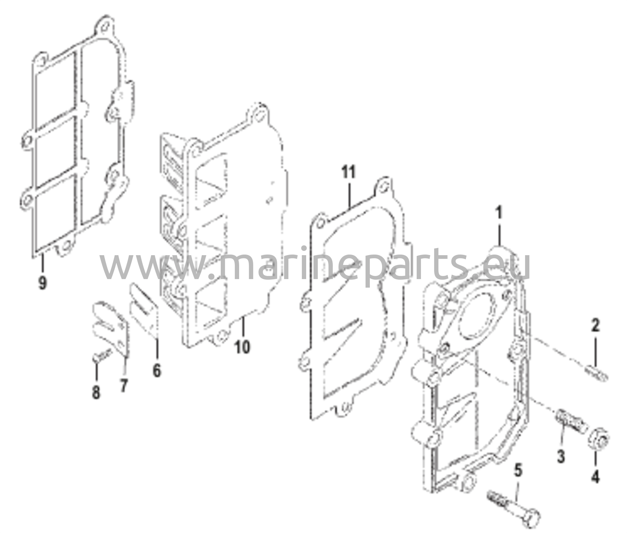 Reed Plate / Manifold Assembly 