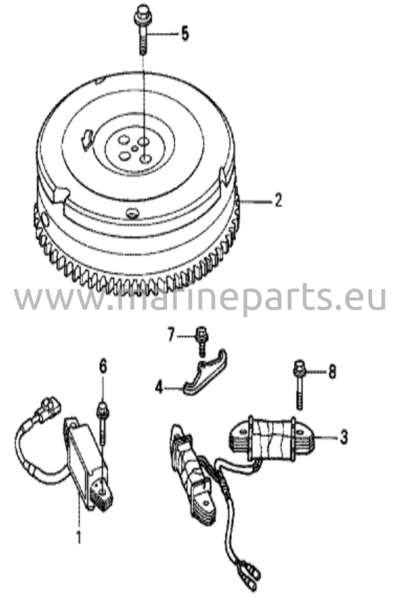 Mäntäkehä/sytytyspuola