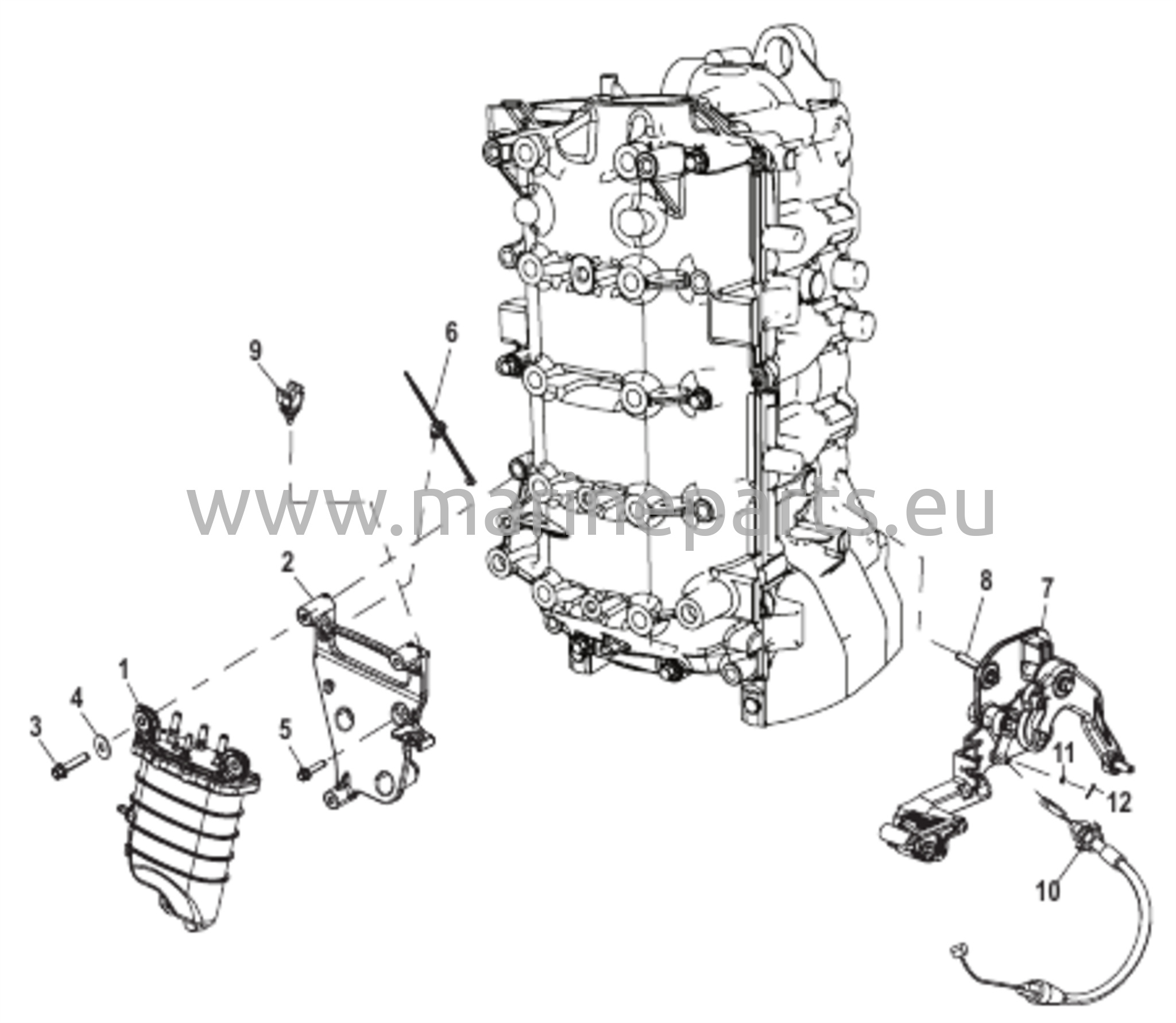 Polttoaineen syöttömoduulin kiinnitys