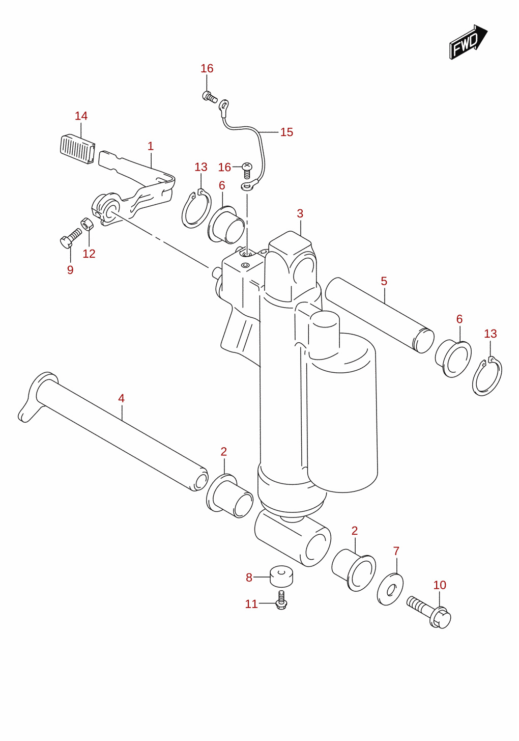 Gasfjäder (DF90AWQH)
