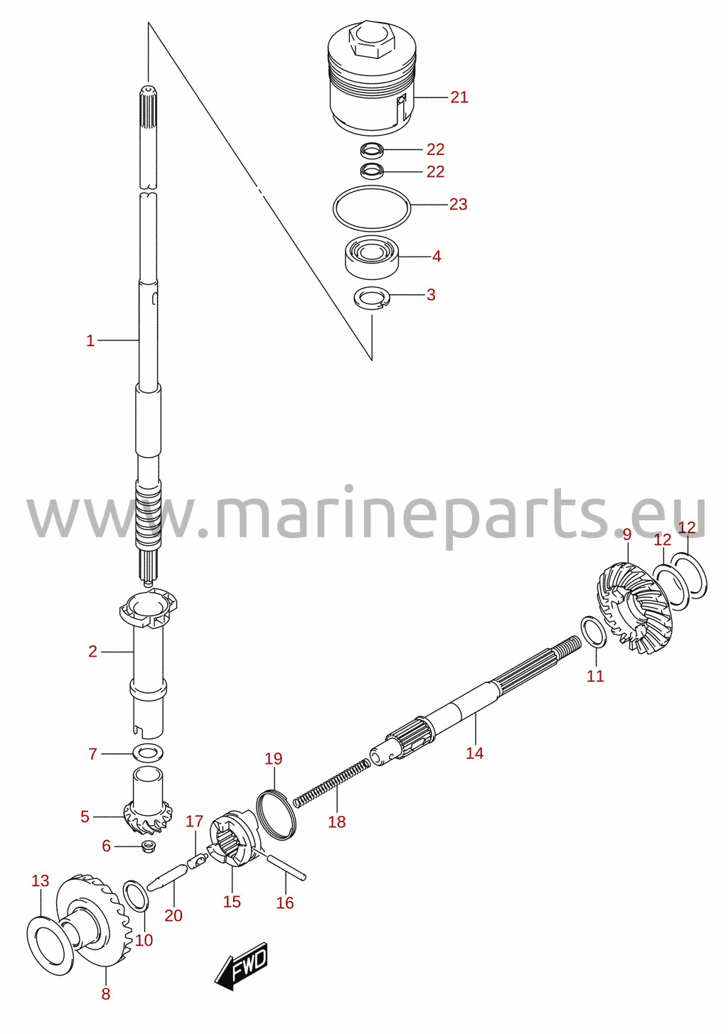 Transmission (DF25, DF30A, DF30AT, DF30ATH)