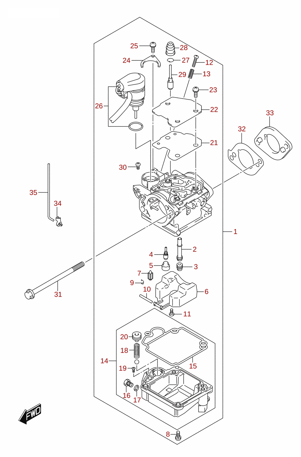 Carburetor (DF9.9AR)