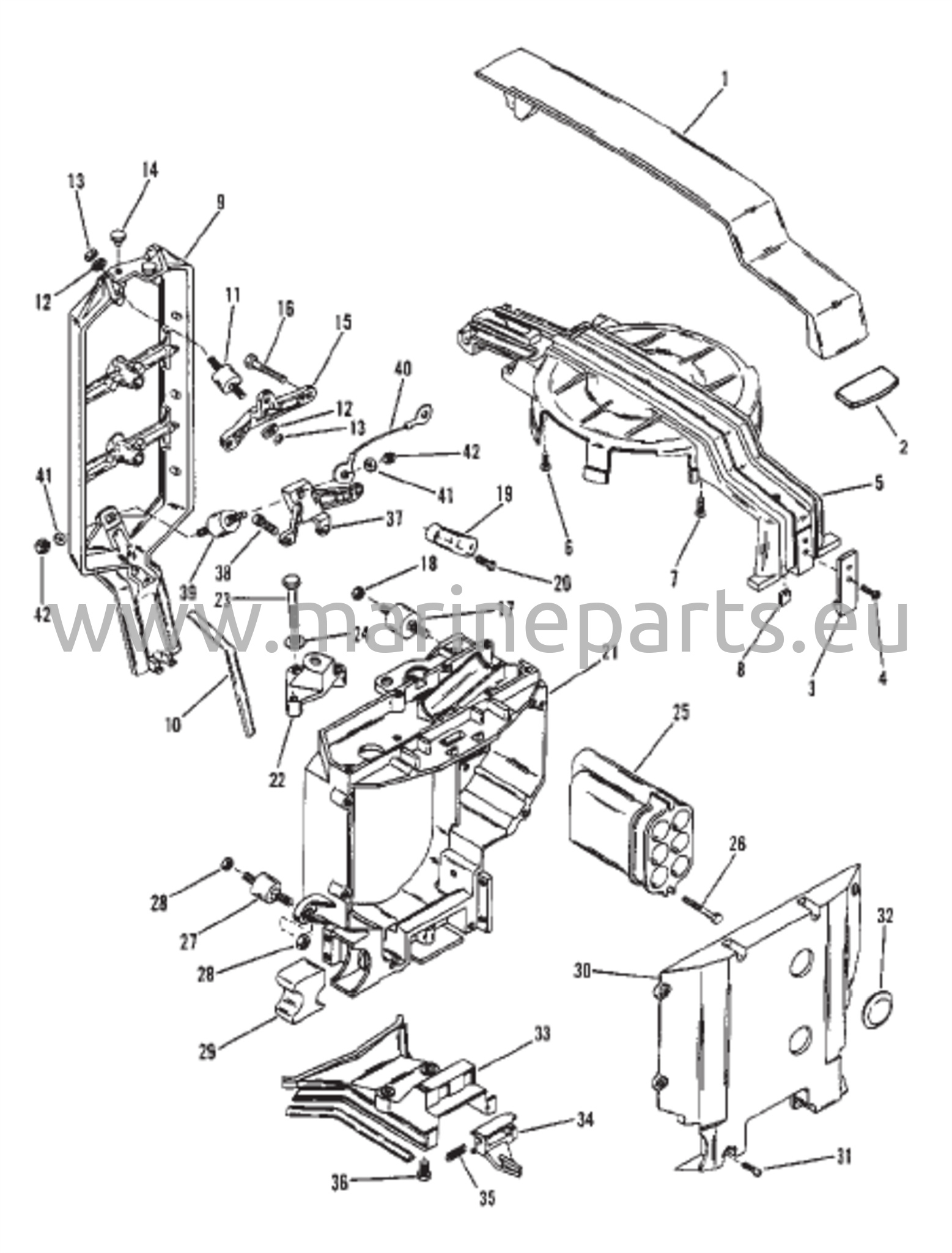 Cowl Support Brackets 
