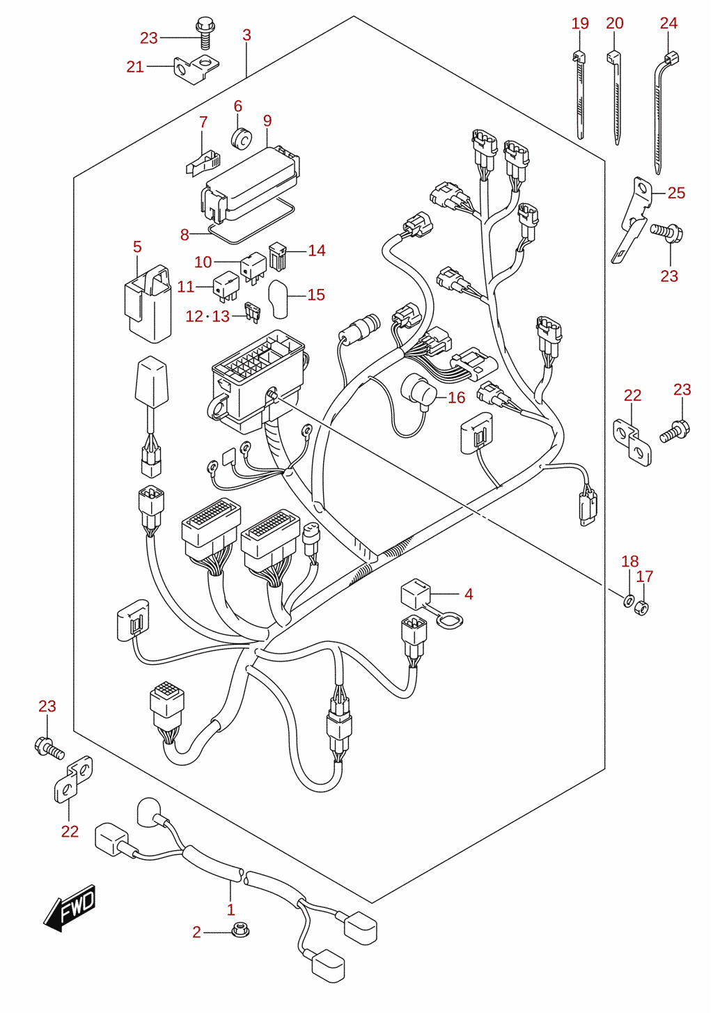 Harness (DF40AQH)