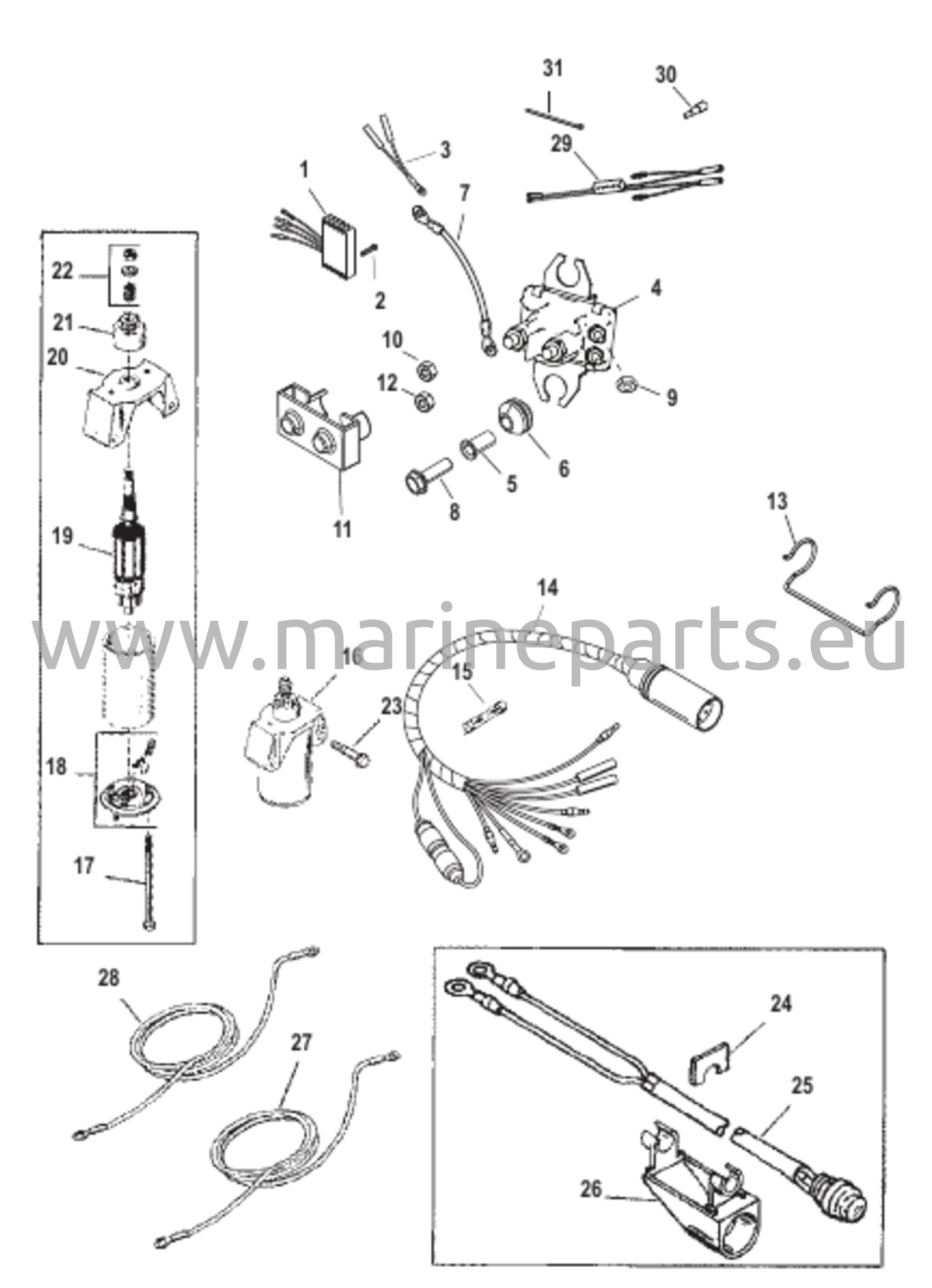 Electric Start Components 