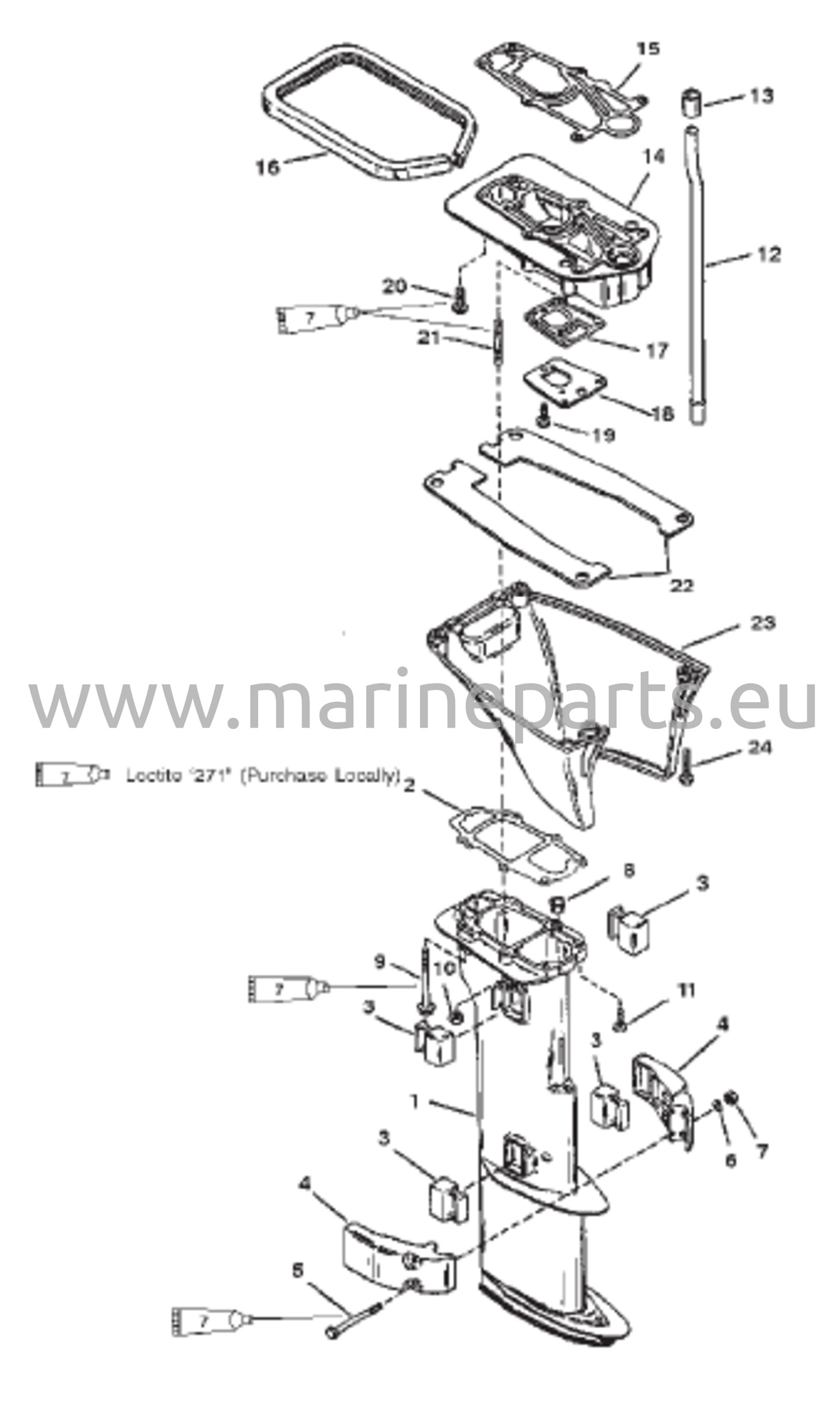 Driveshaft Housing Assembly 