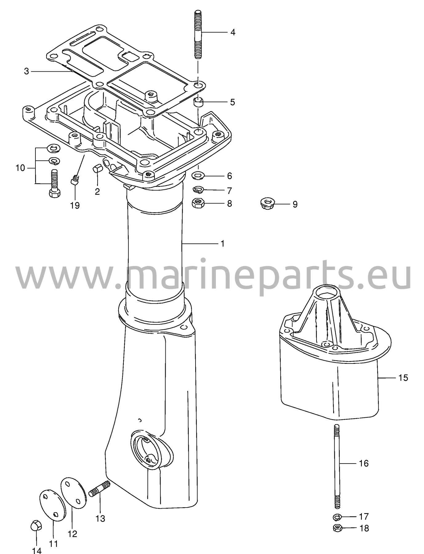 Driveshaft housing