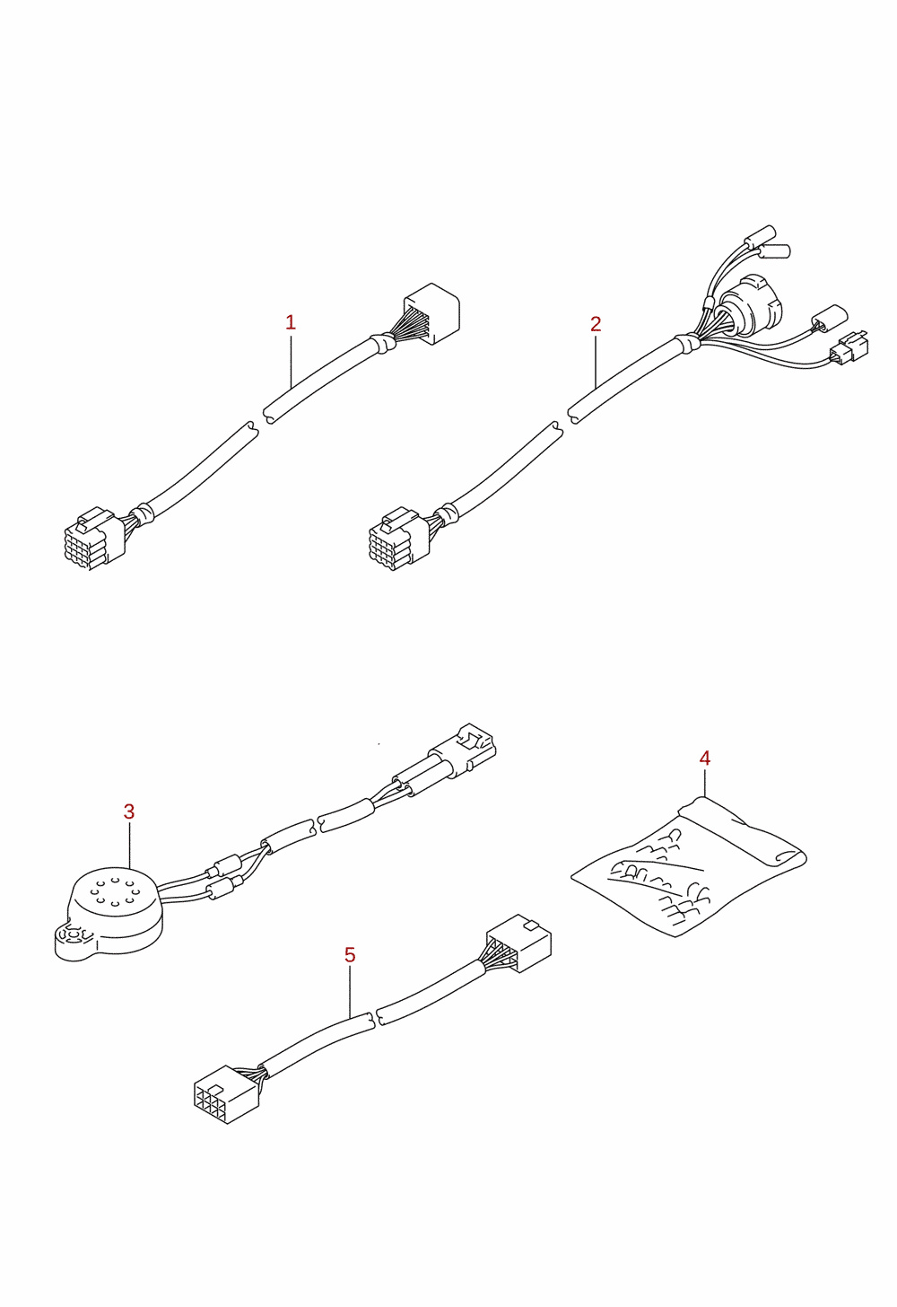 Harness (DF100B, DF70A, DF80A, DF90A) (optional)