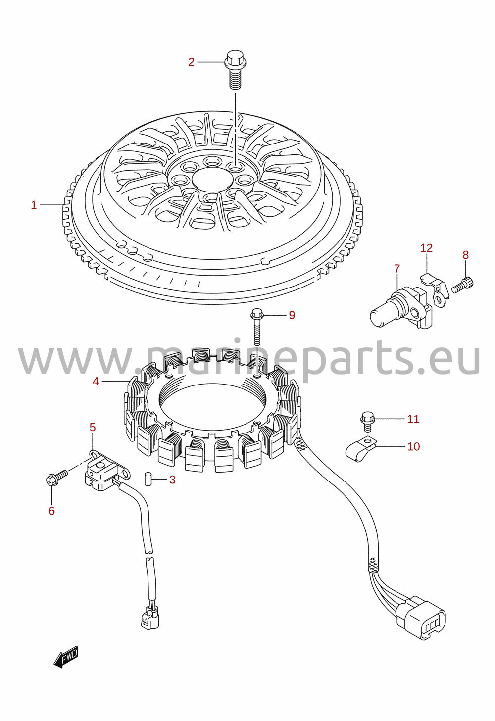 Magnet / generator (DF150T)