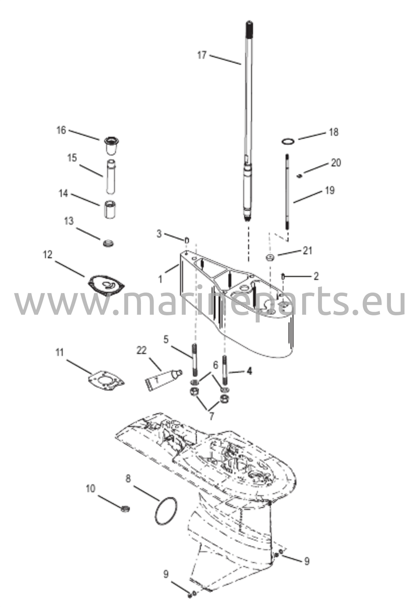 Laajennussarja - 5 tuuman voimansiirron kotelo (12092A20)