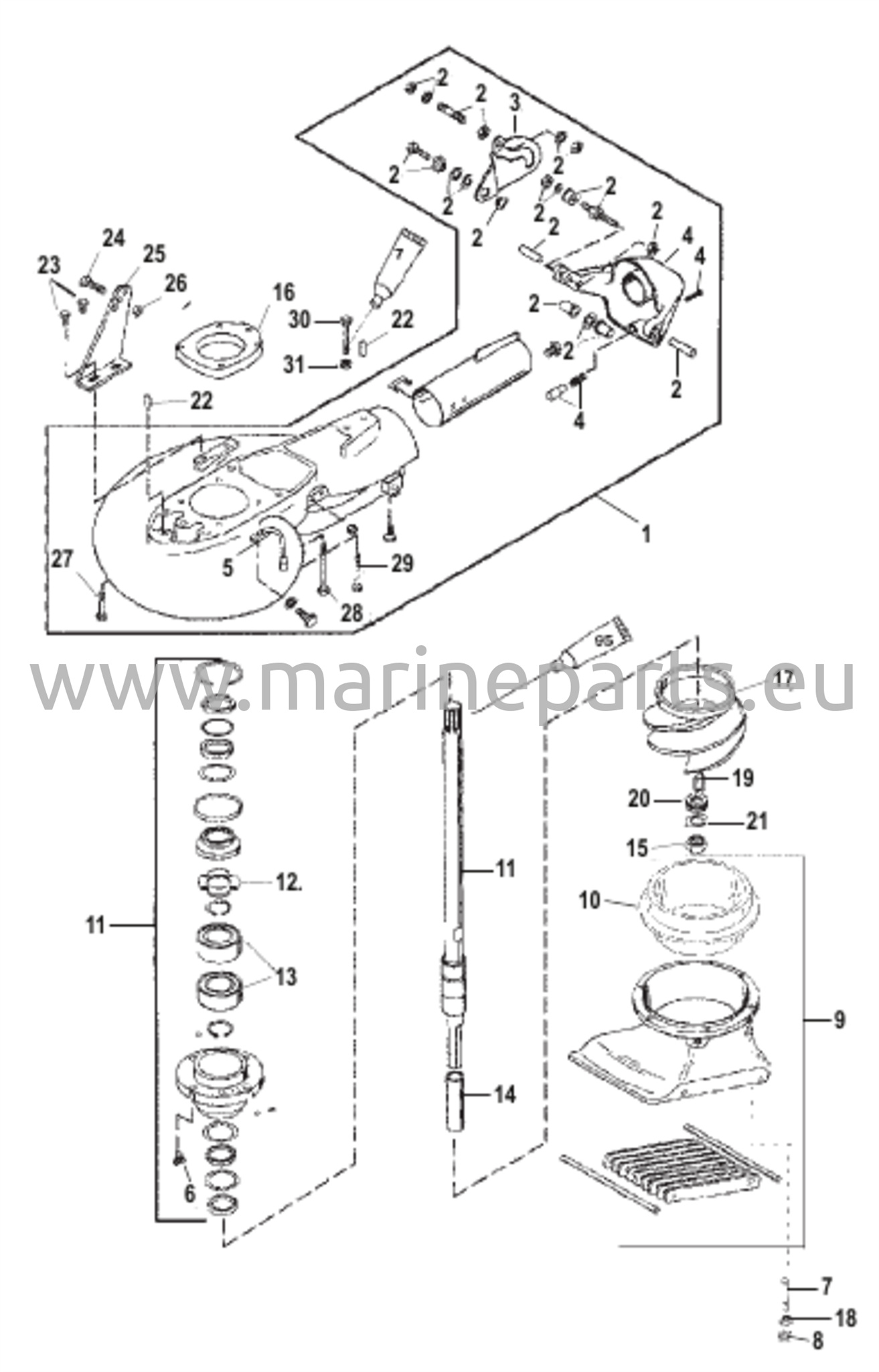 Ruiskupumpun kokoonpano